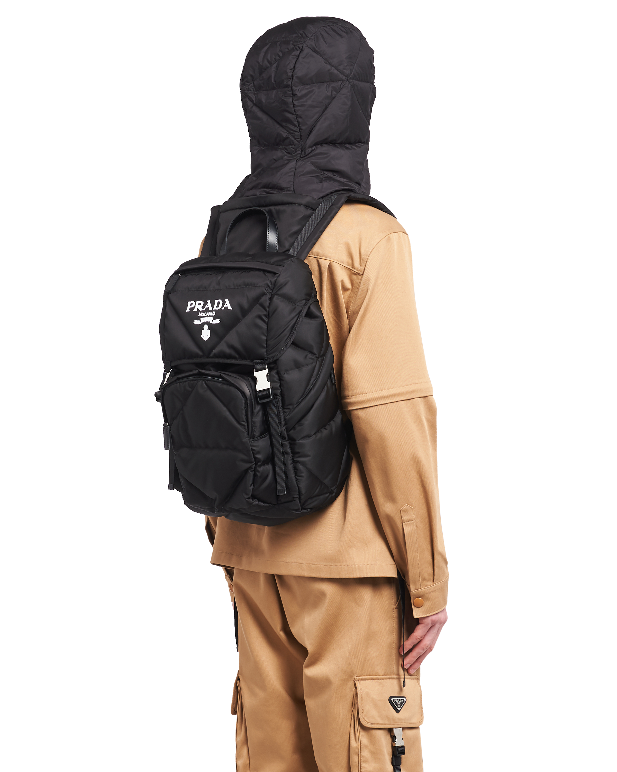 prada backpack laptop