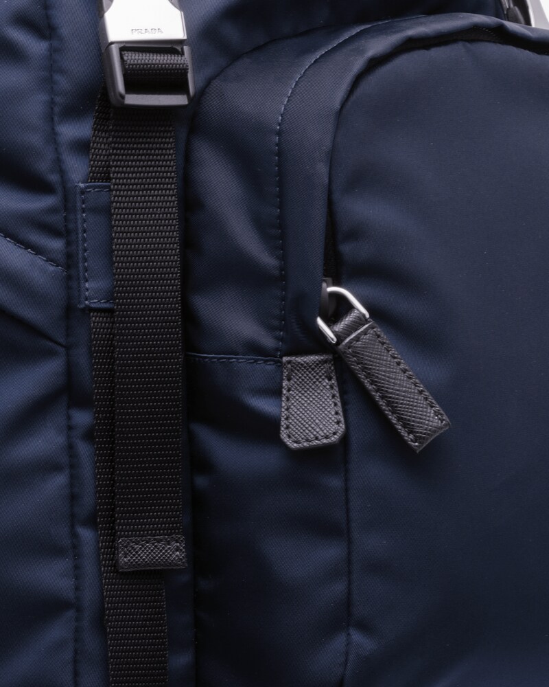navy nylon backpack