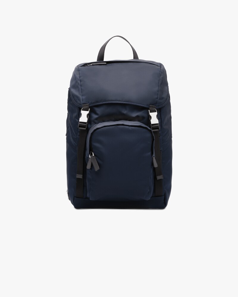 navy nylon backpack