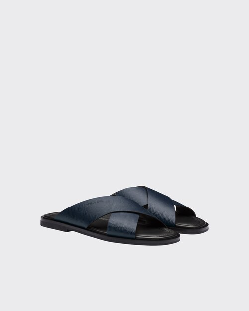 prada men's slide sandals