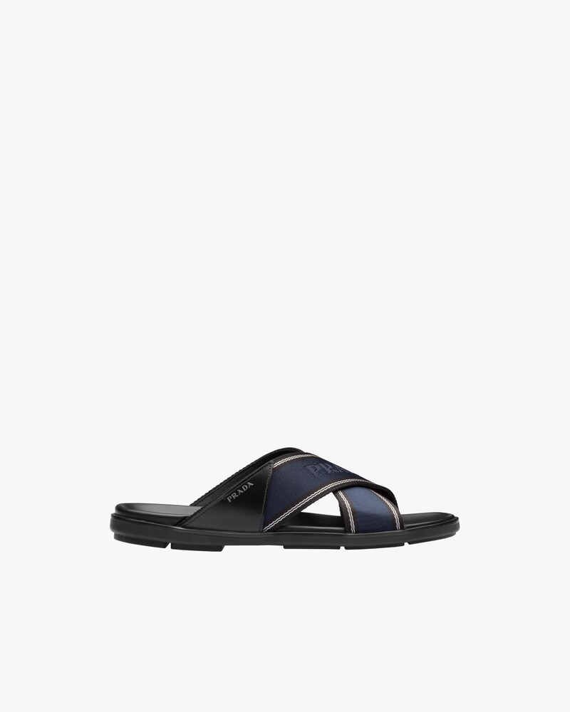 prada black sandals