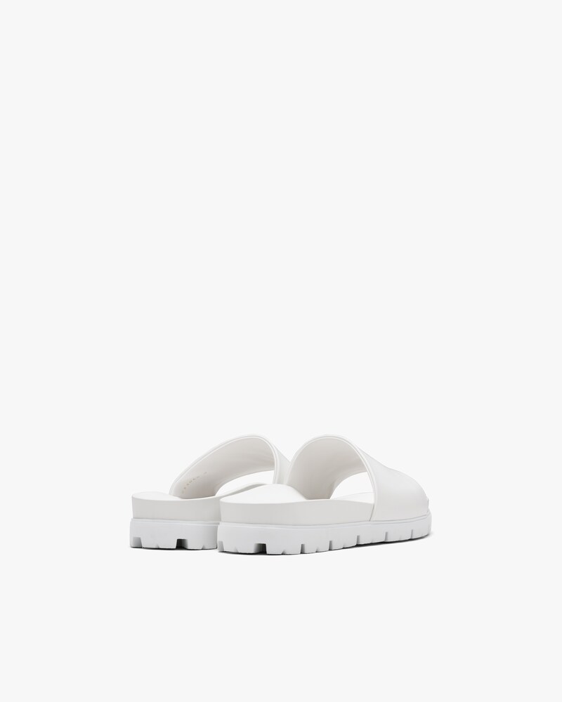 prada white sandals