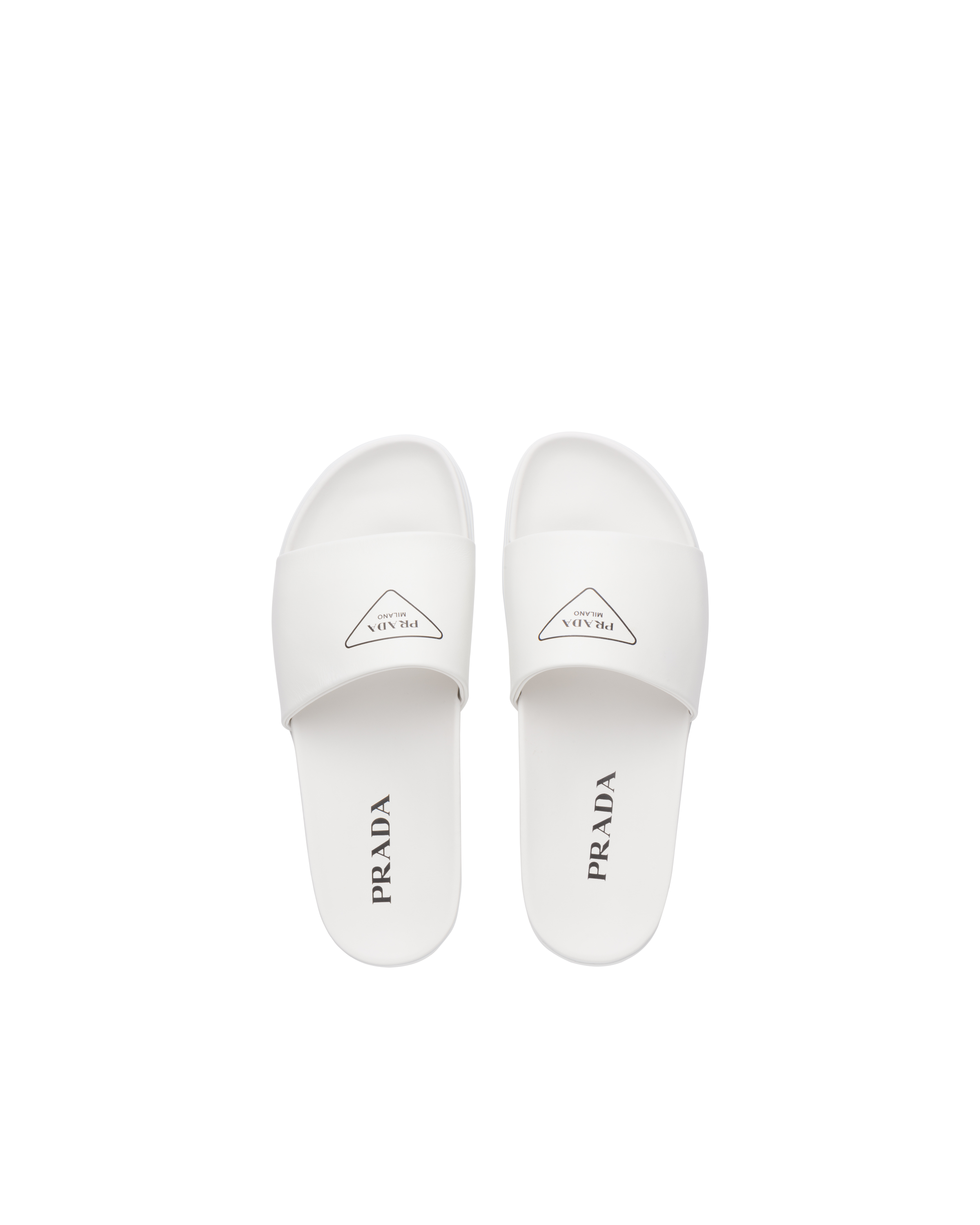 Prada slide sandals hot sale