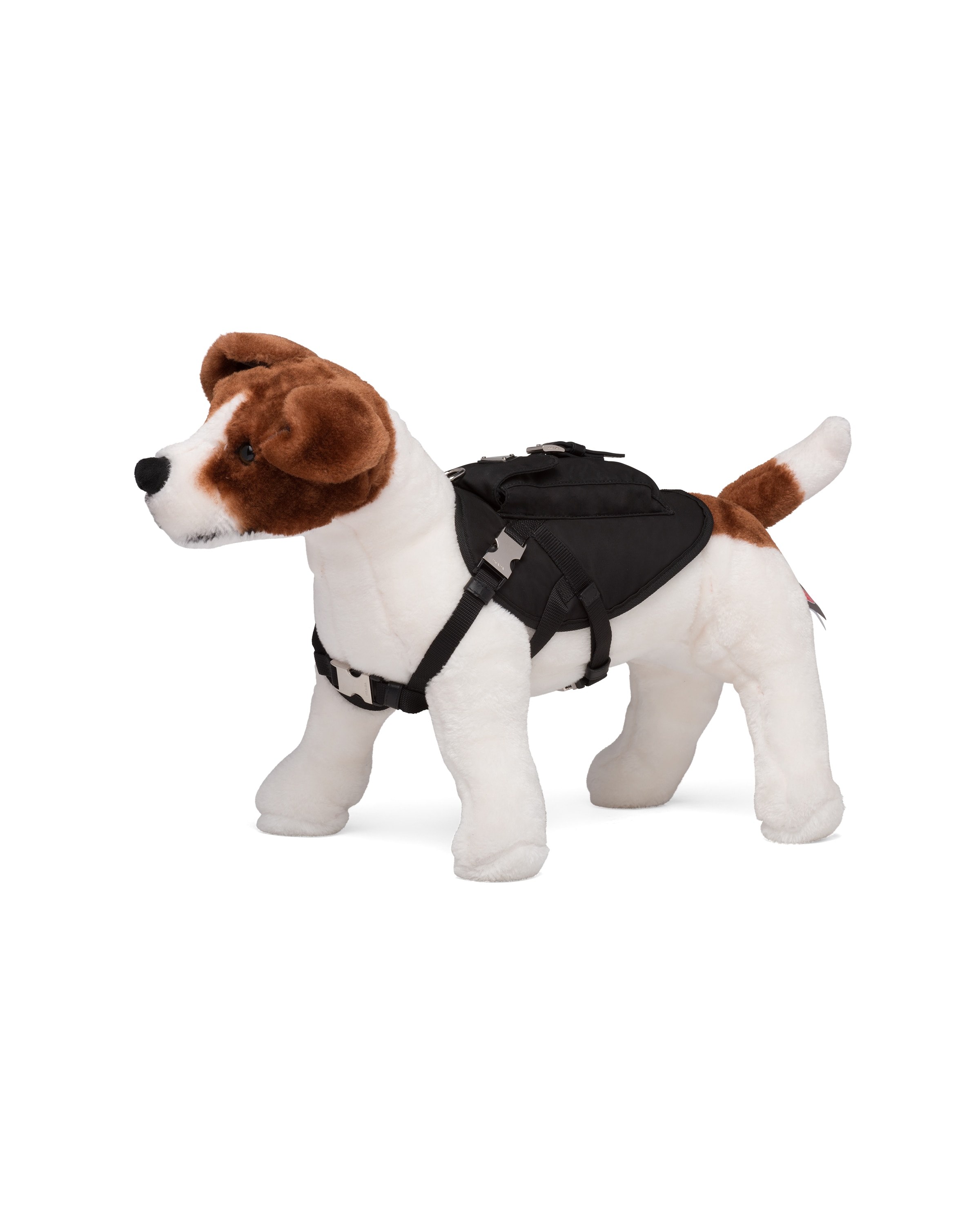 Prada Re-nylon Dog Harness In Black