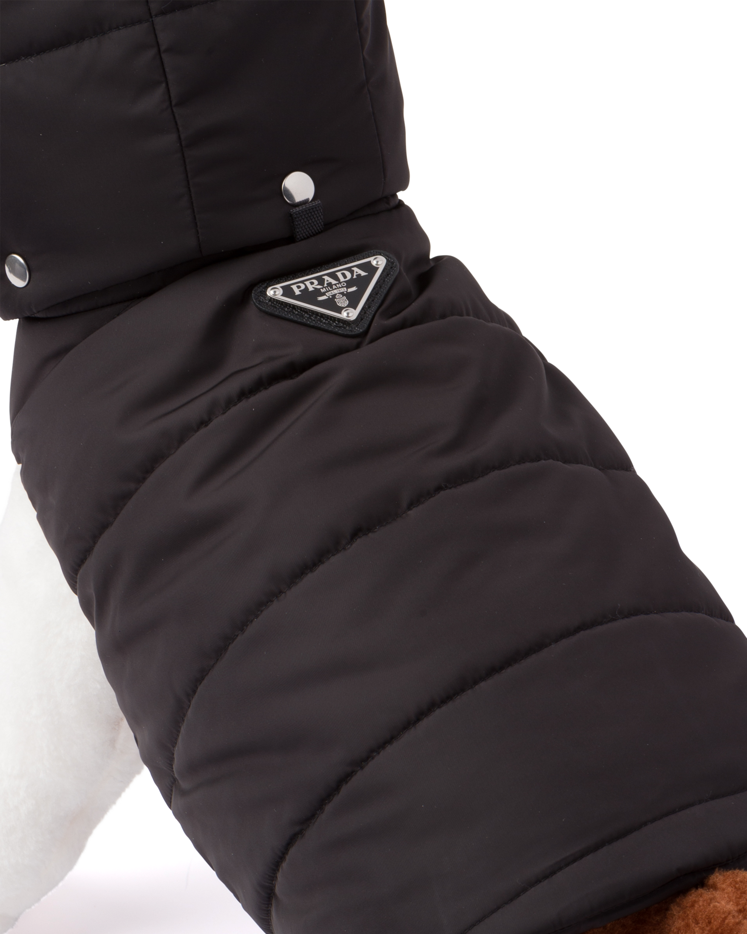prada long puffer coat