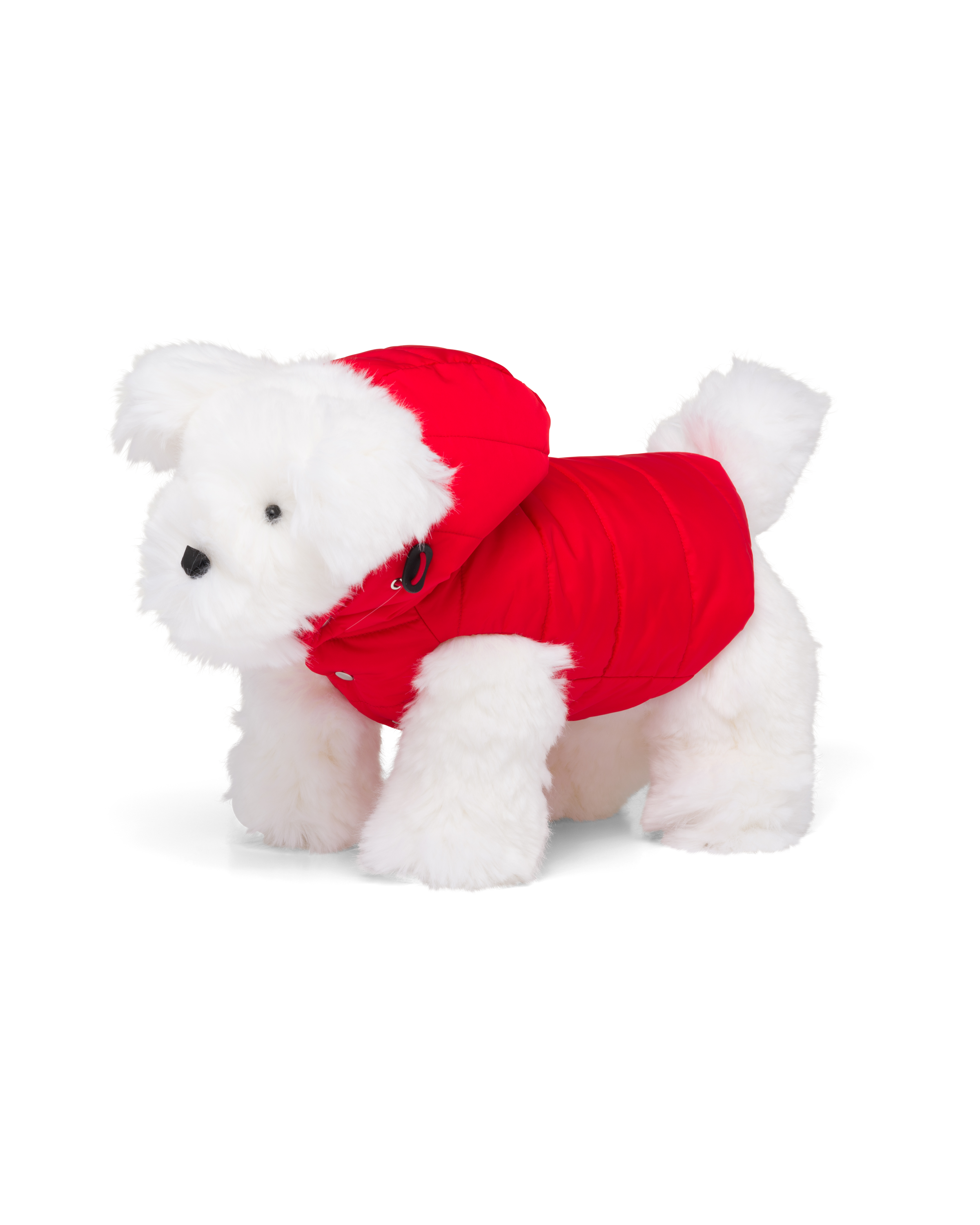 Prada Nylon Puffer Dog Coat With Hood In Red ModeSens