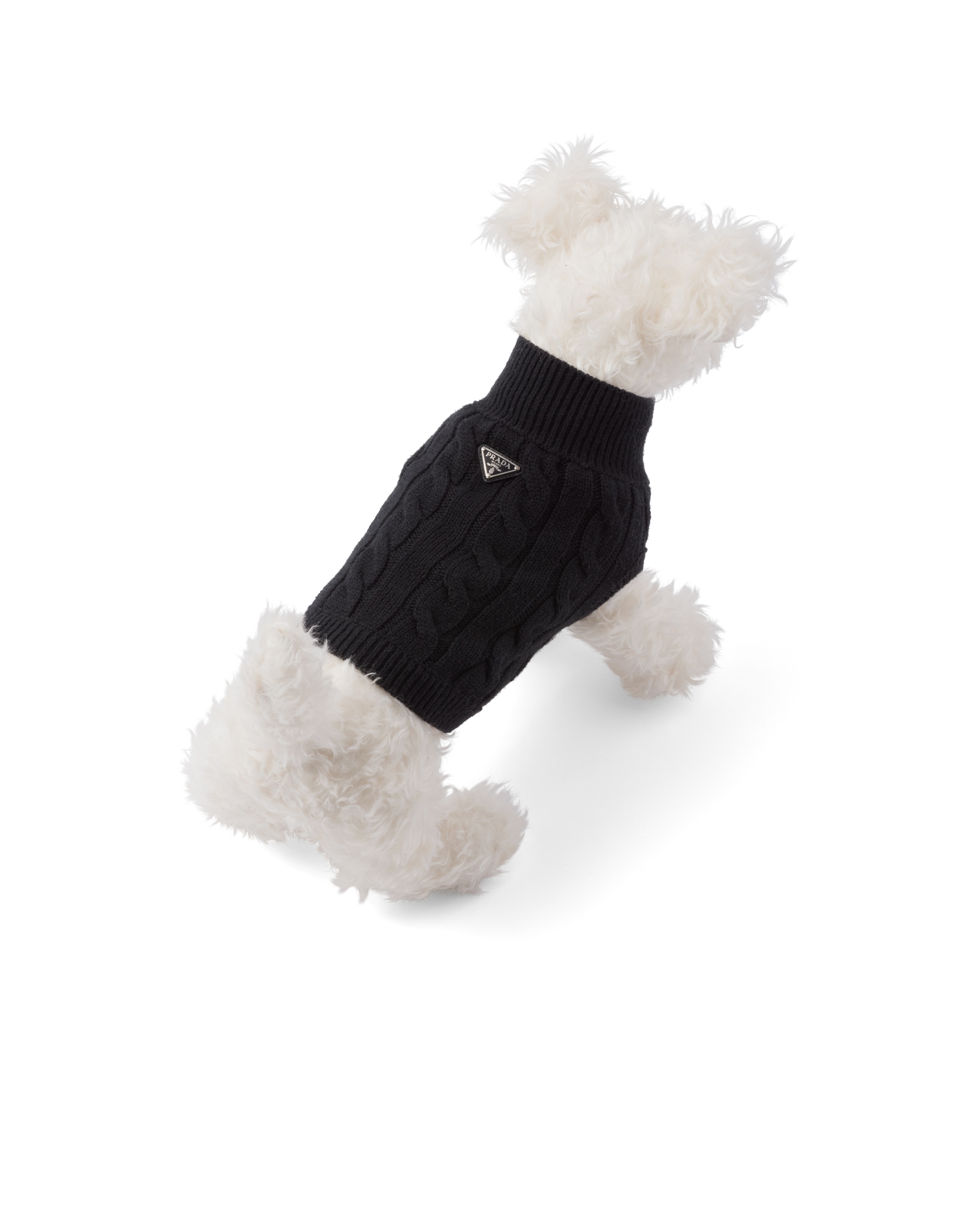 Prada Wool Jumper In Black