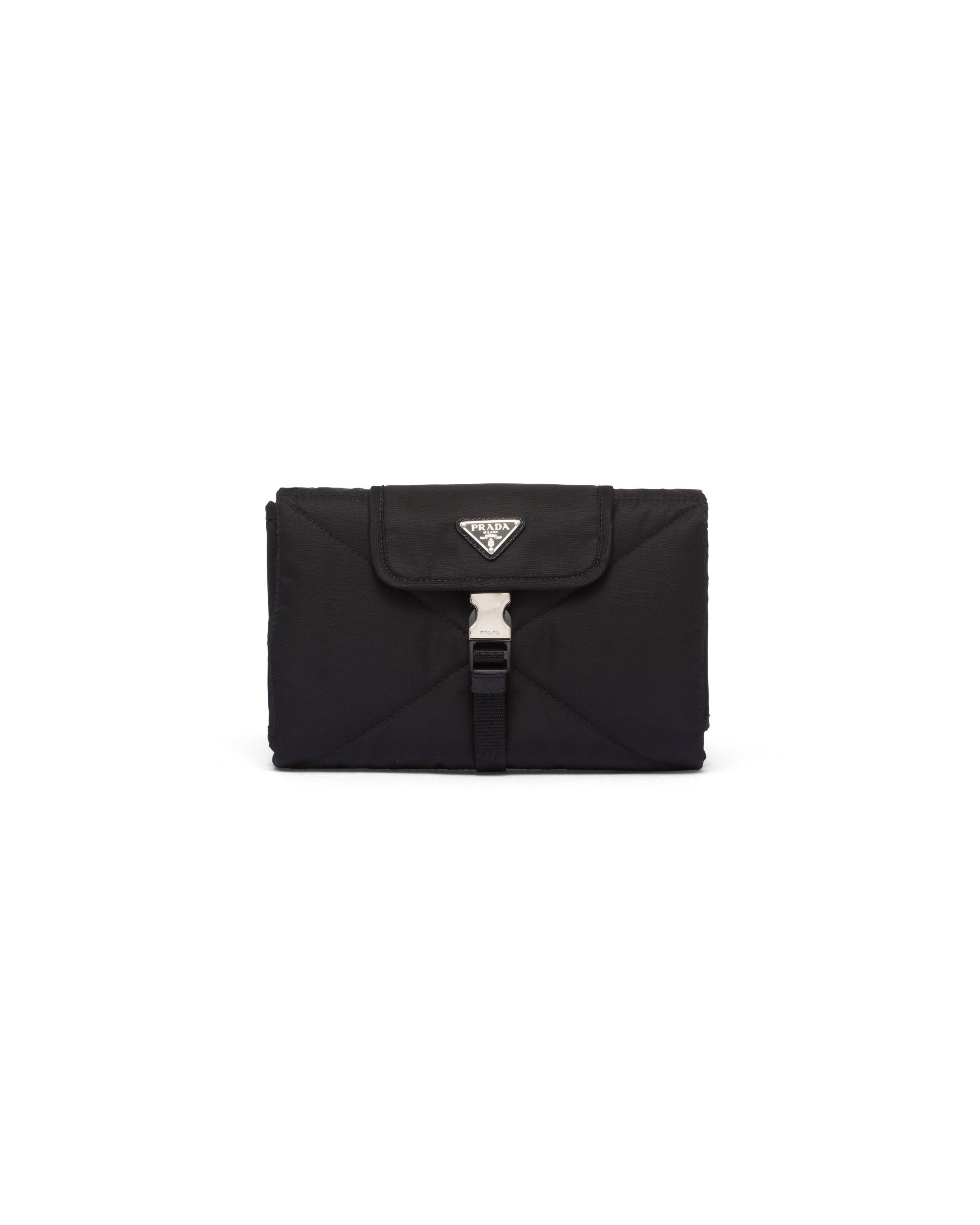 Prada Re-nylon Travel Mat In Black