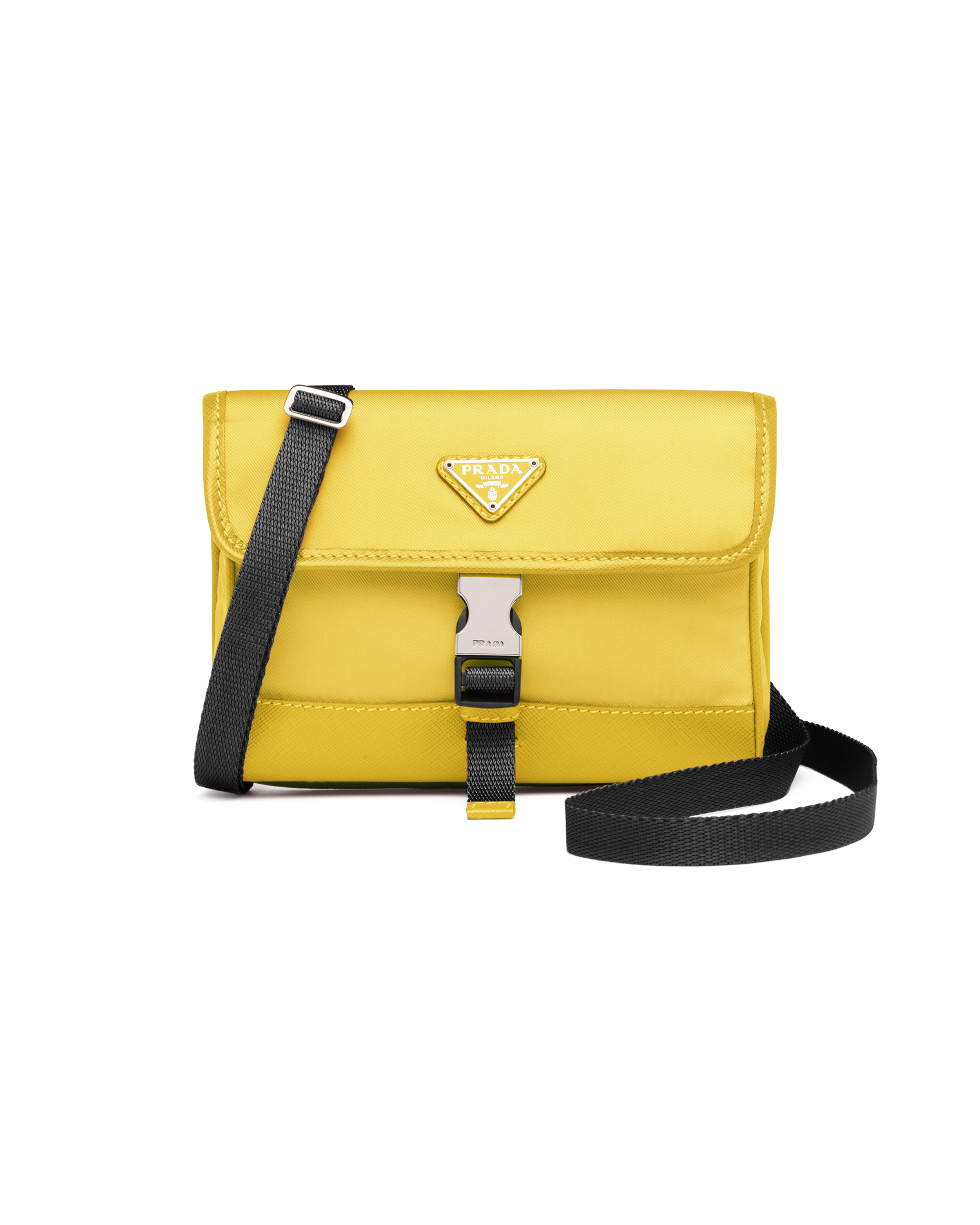 Yellow prada crossbody bag on sale