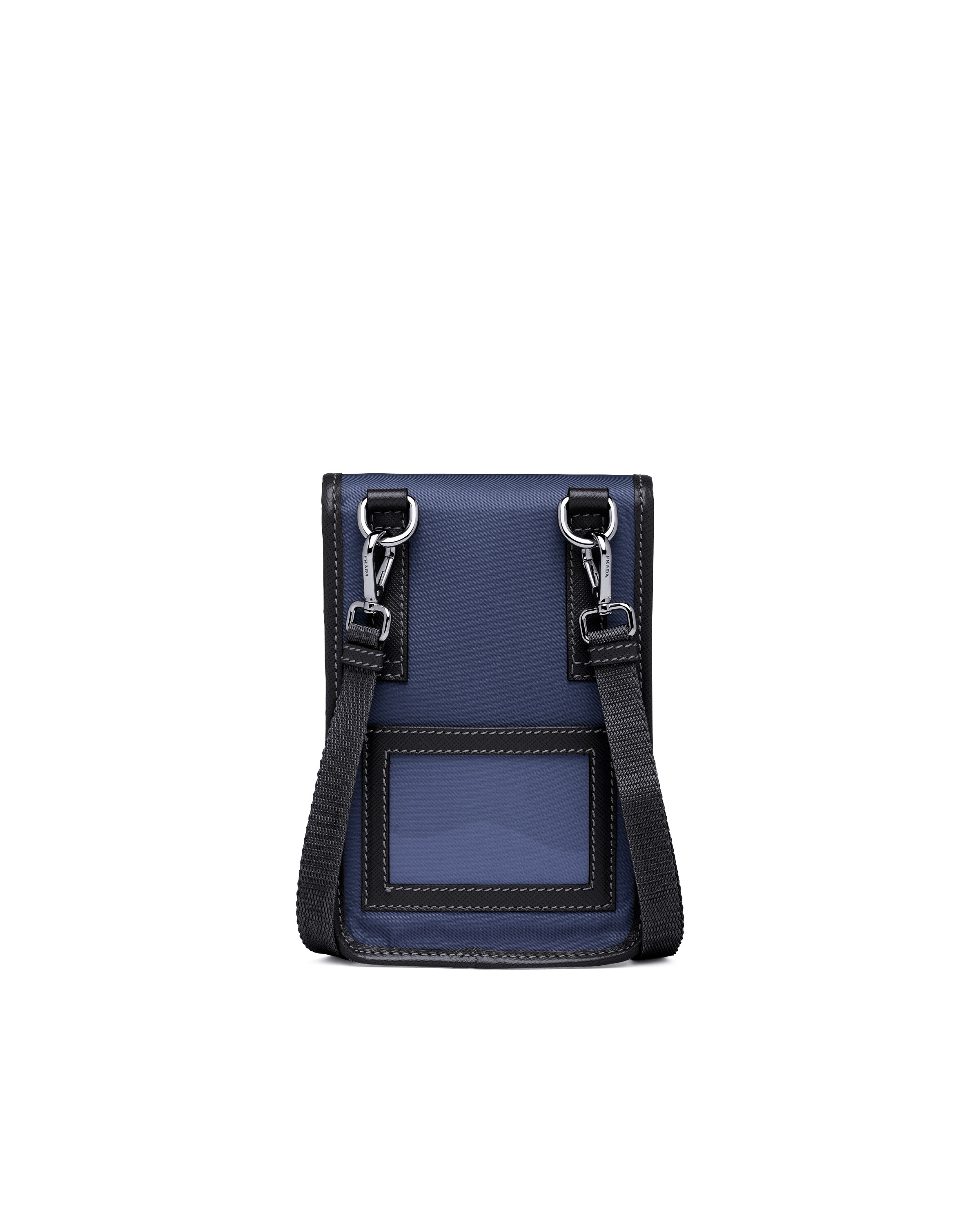 re nylon and saffiano leather smartphone case