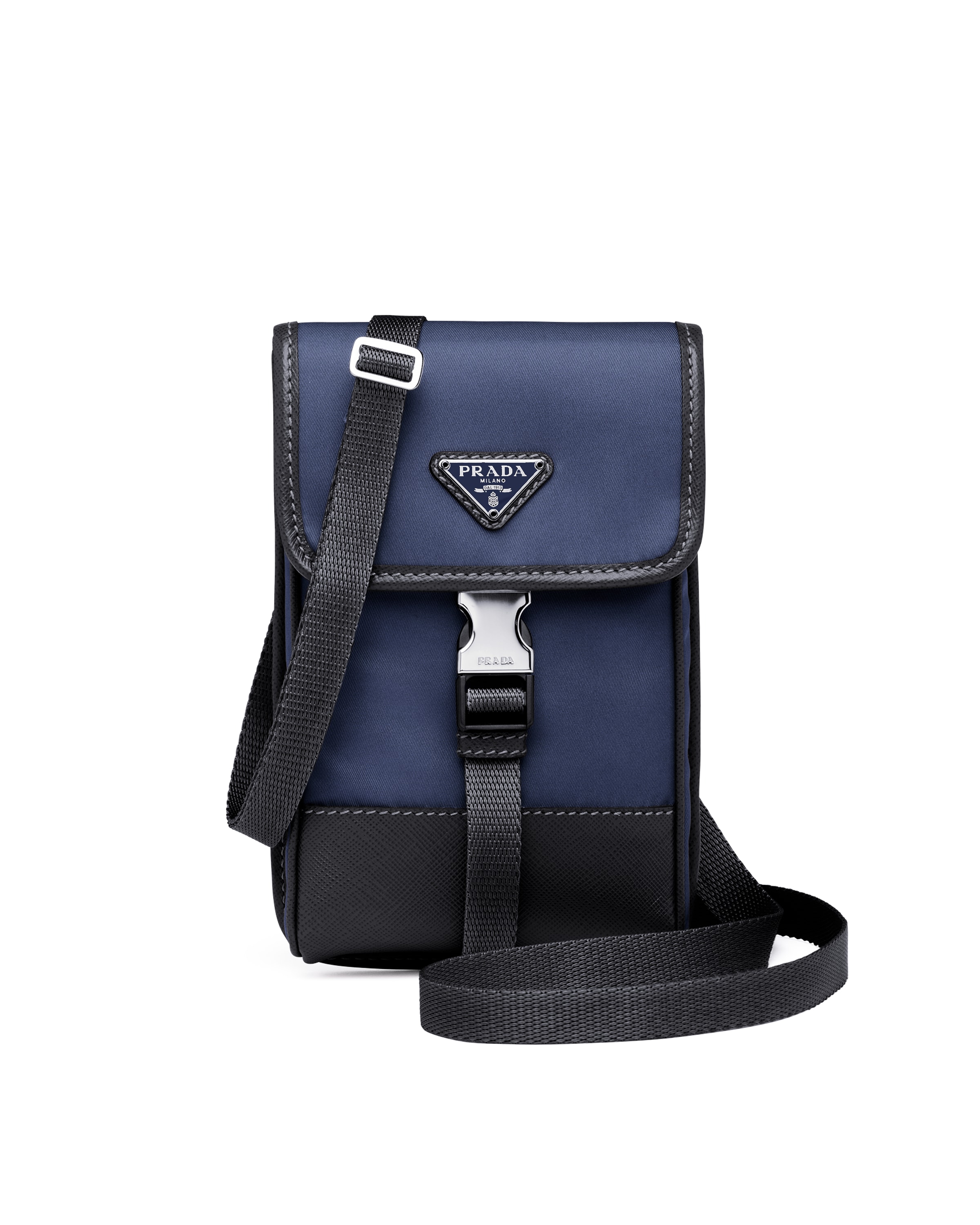 re nylon and saffiano leather smartphone case
