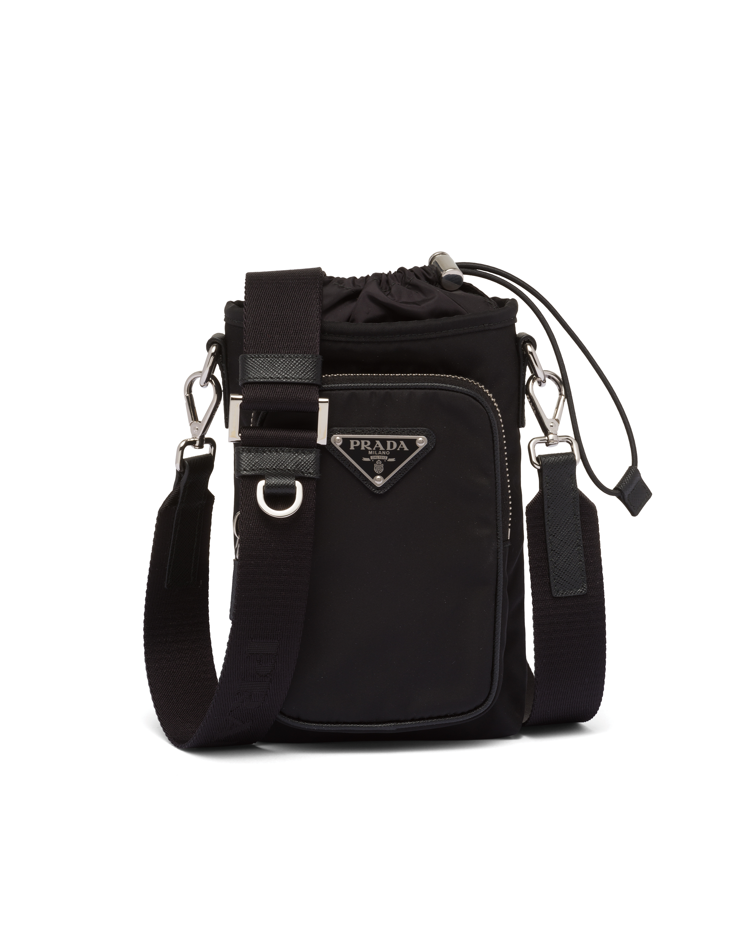 Prada Re-nylon Smartphone Case In Black