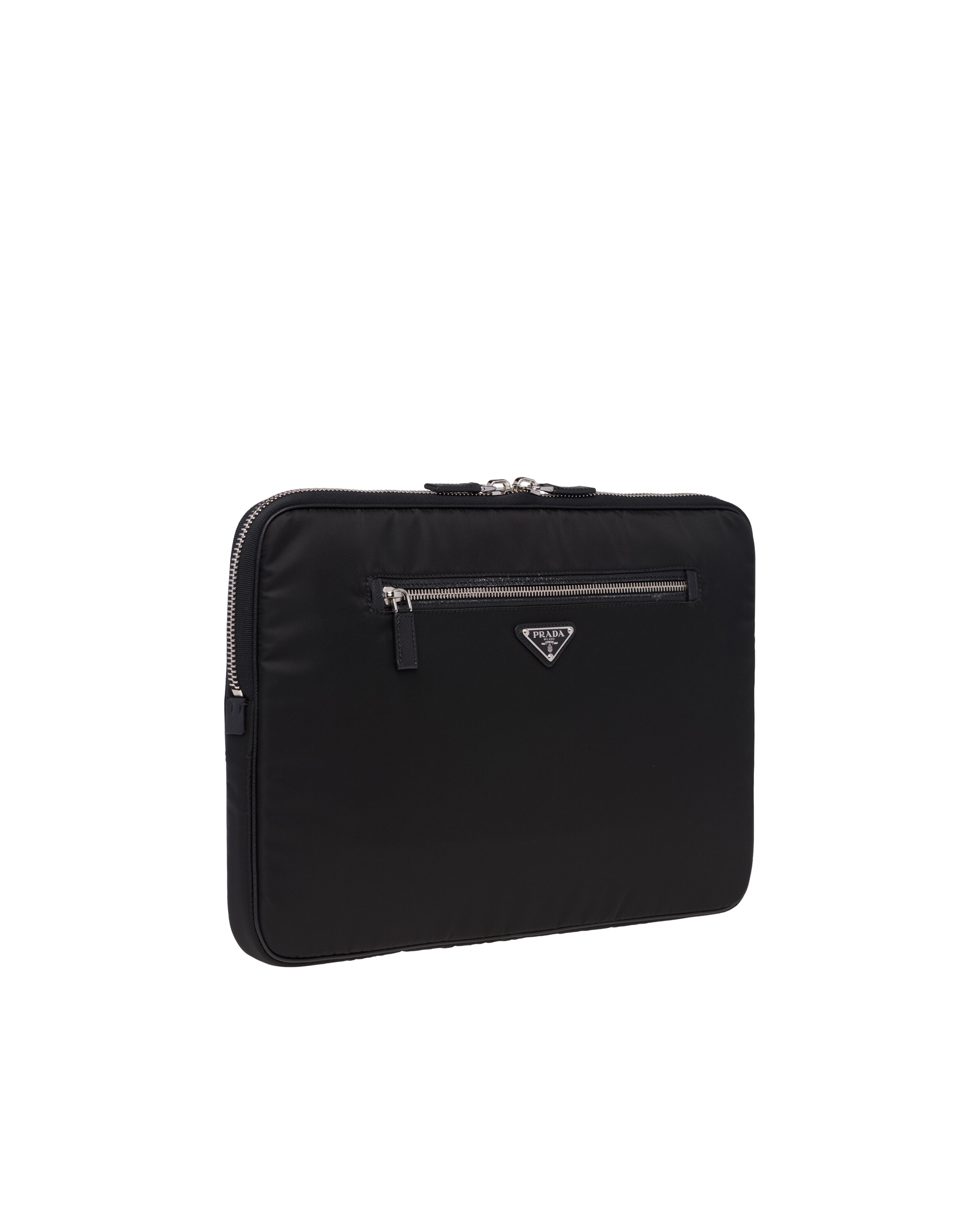 Black Nylon Laptop Case Prada