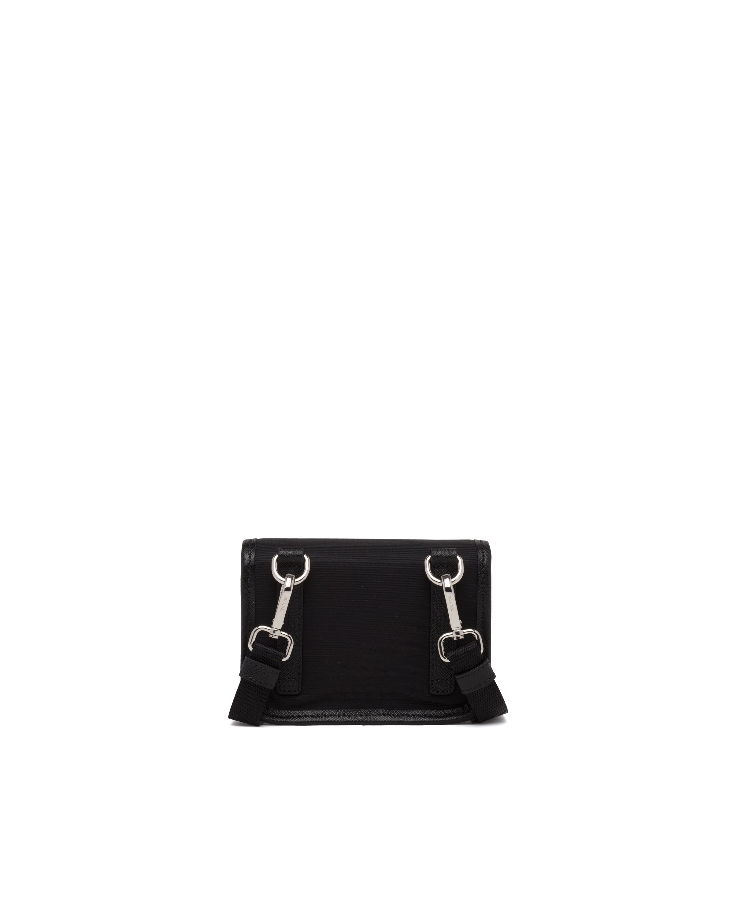 ReNylon and Saffiano leather mini pouch Prada