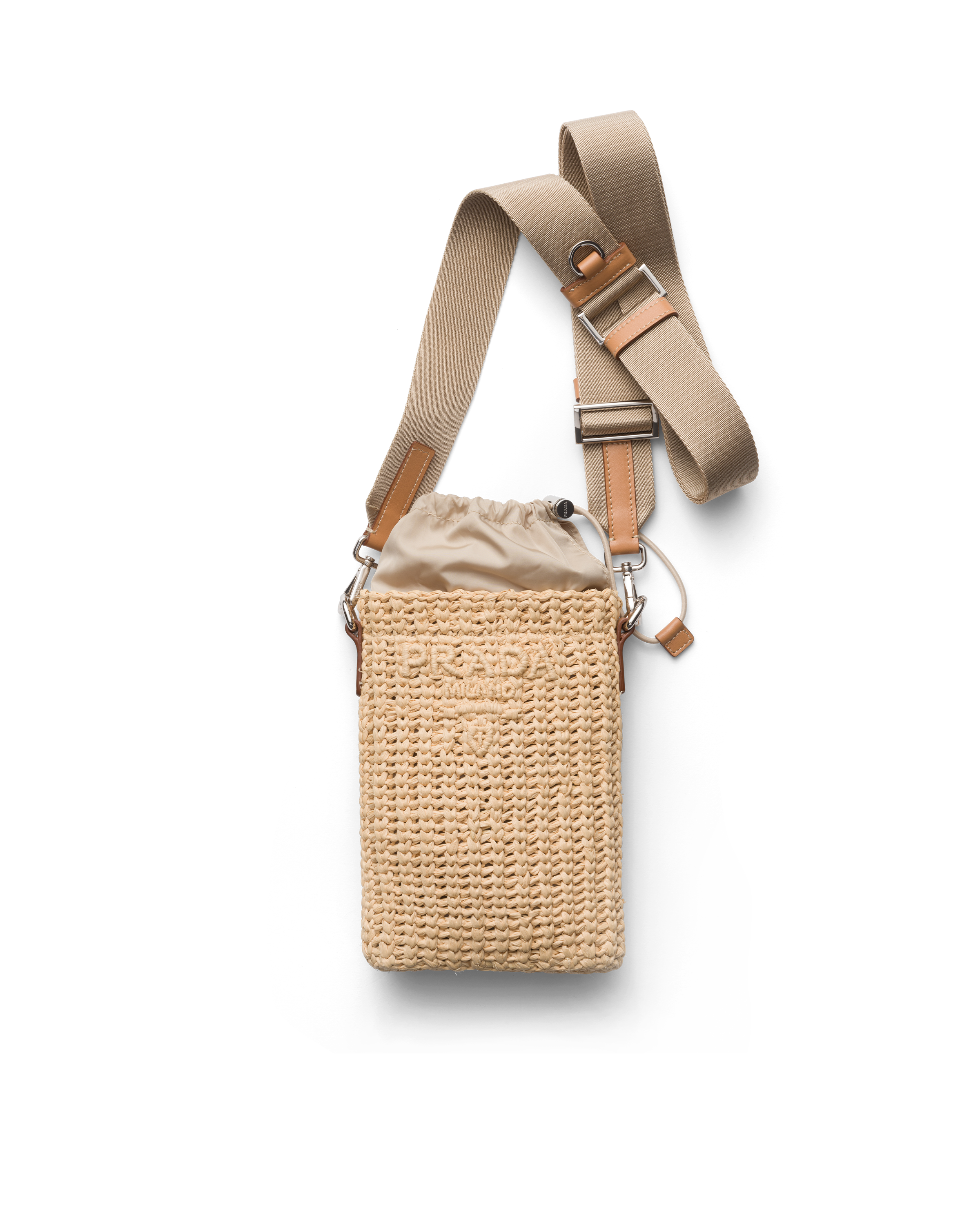 PRADA★クロシェ スマートフォンケース ナチュラル クロシェ スマートフォンケース | PRADA