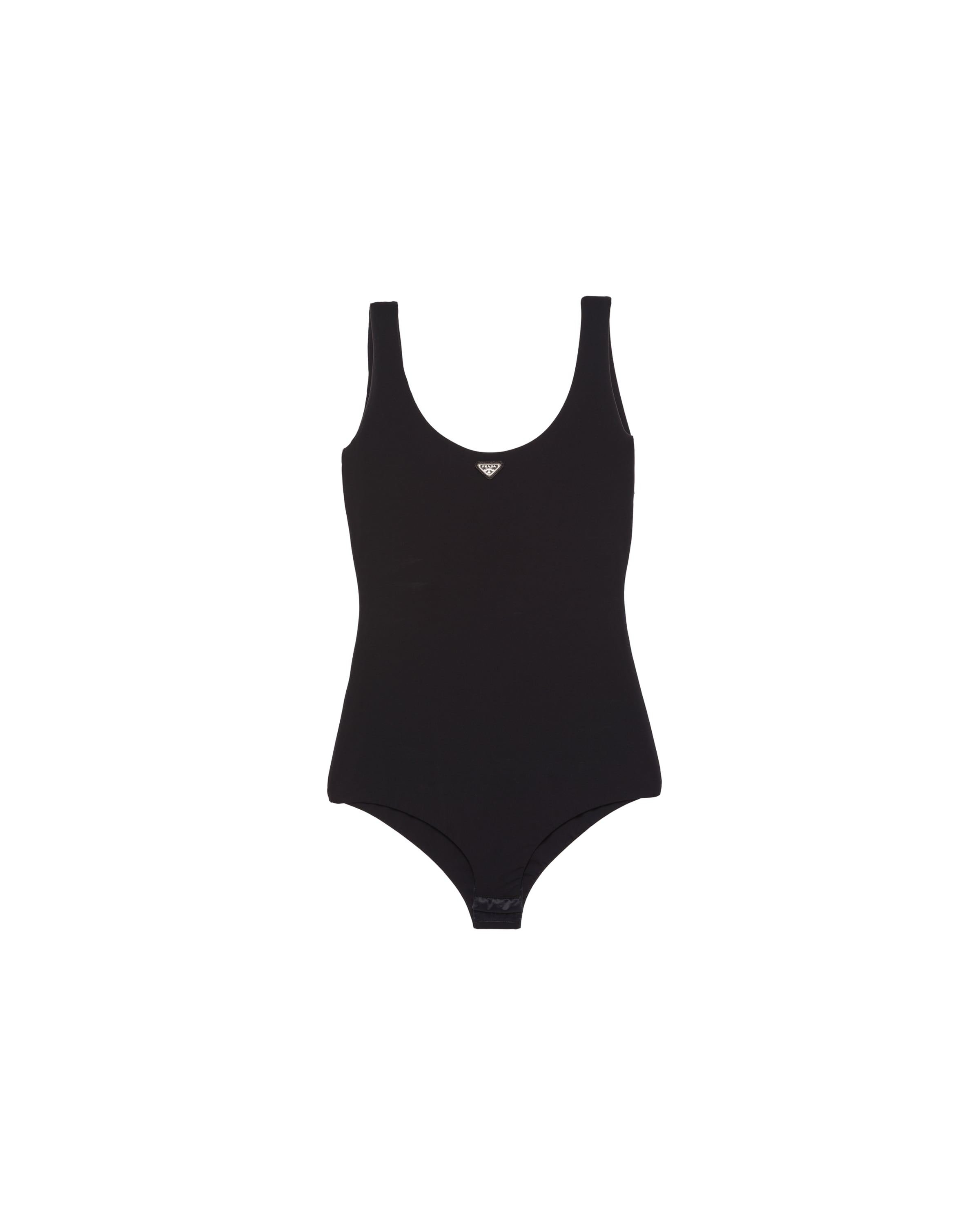 Prada Body En Jersey Stretch, Femme, Noir, Taille 36