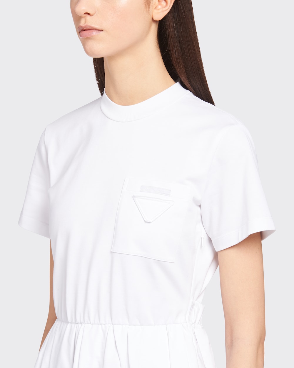カテゴリ】 PRADA - 専用☆2021 PRADA プラダ コットンホワイトドレス 