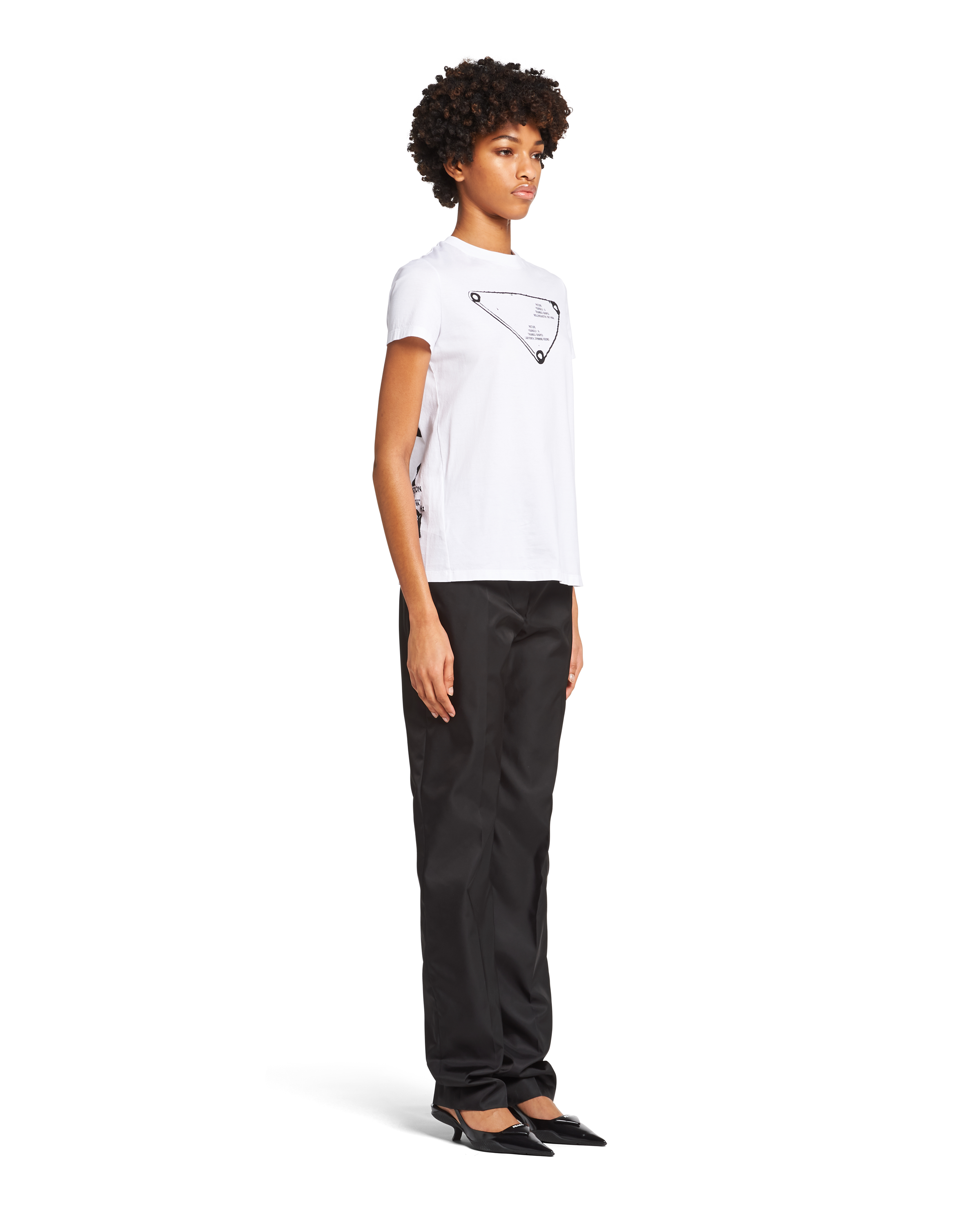 プリントジャージー Tシャツ Prada