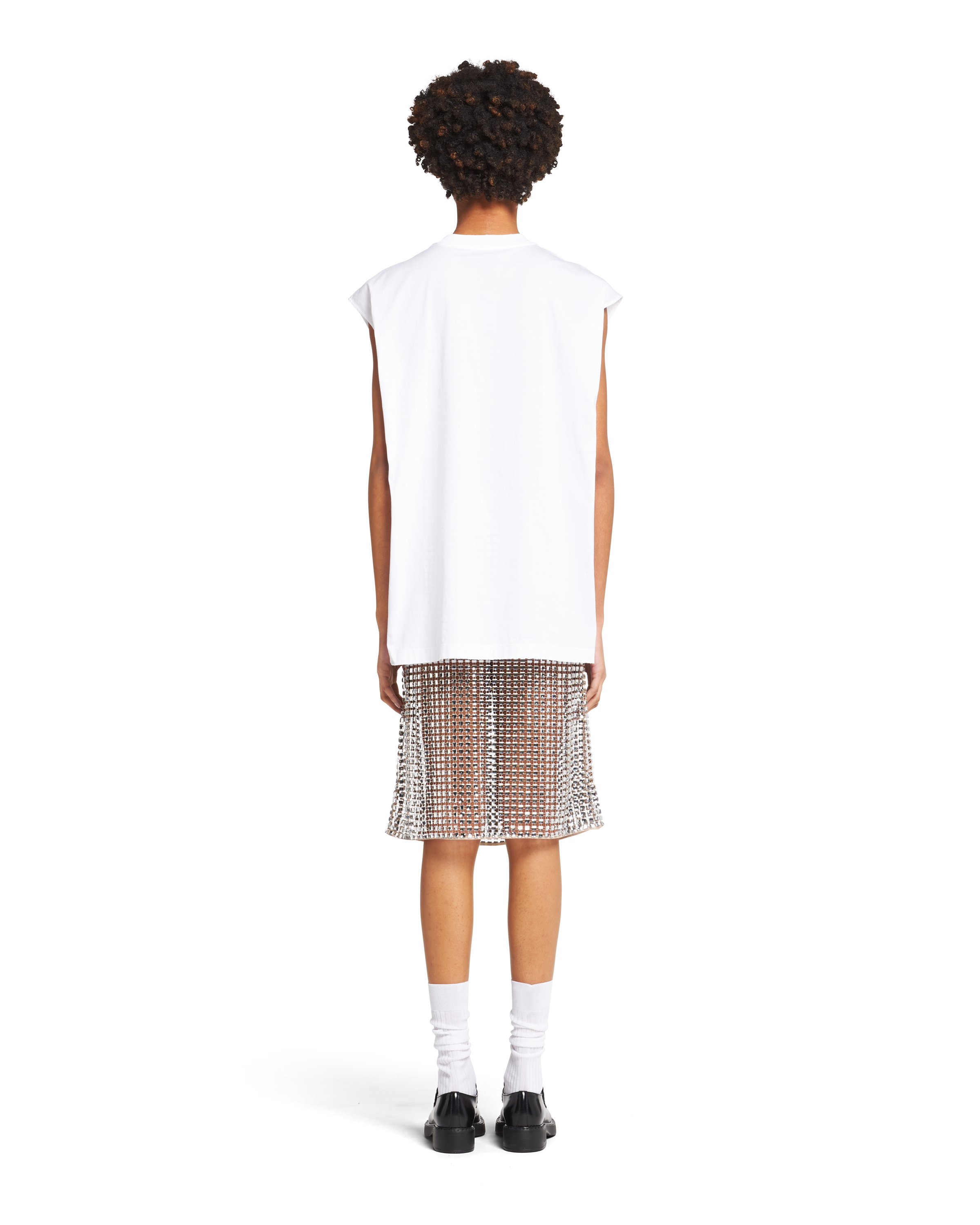Prada تيشيرت جيرسيه مقاس كبير 4