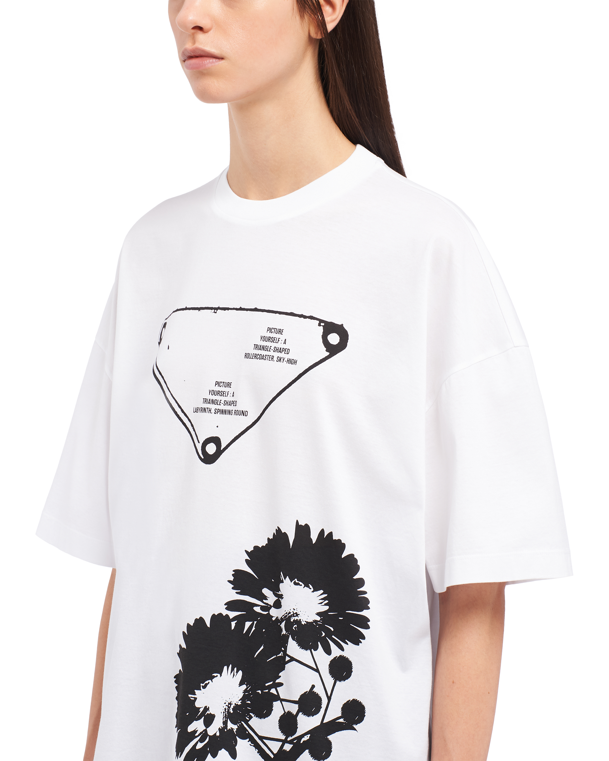 prada oversized shirt