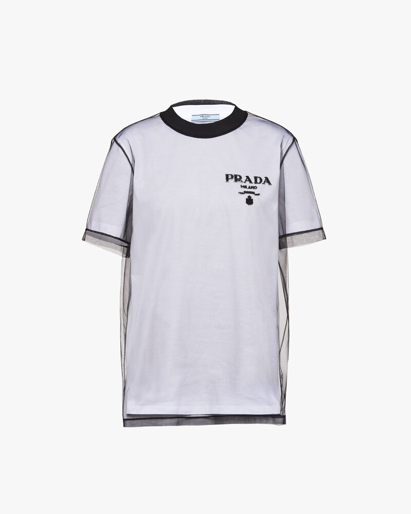 white prada tshirt
