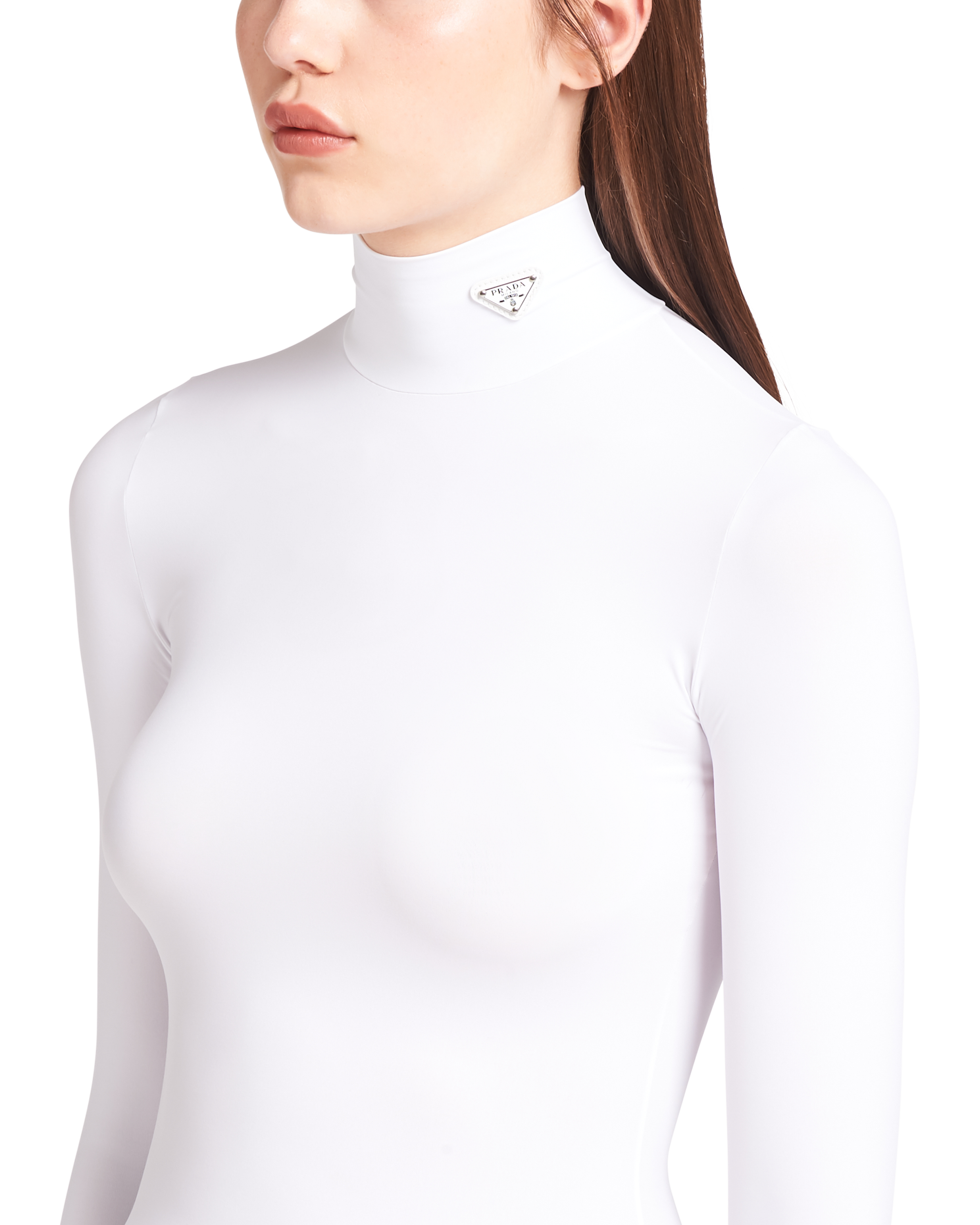 White new arrivals jersey turtleneck
