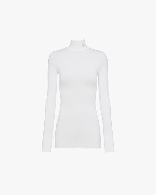 white turtleneck top