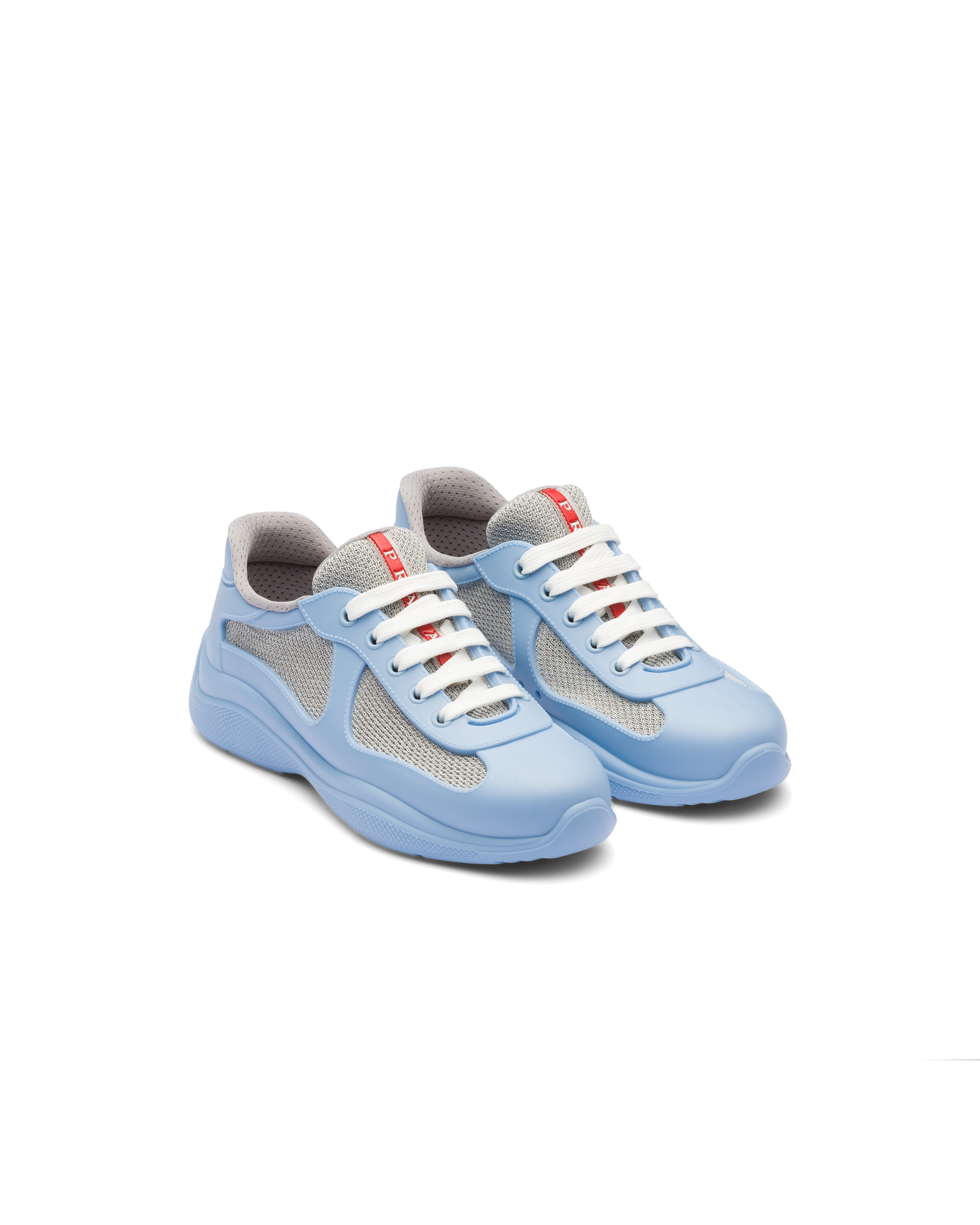 Prada Women's America's Cup Soft Rubber And Bike Fabric Sneakers