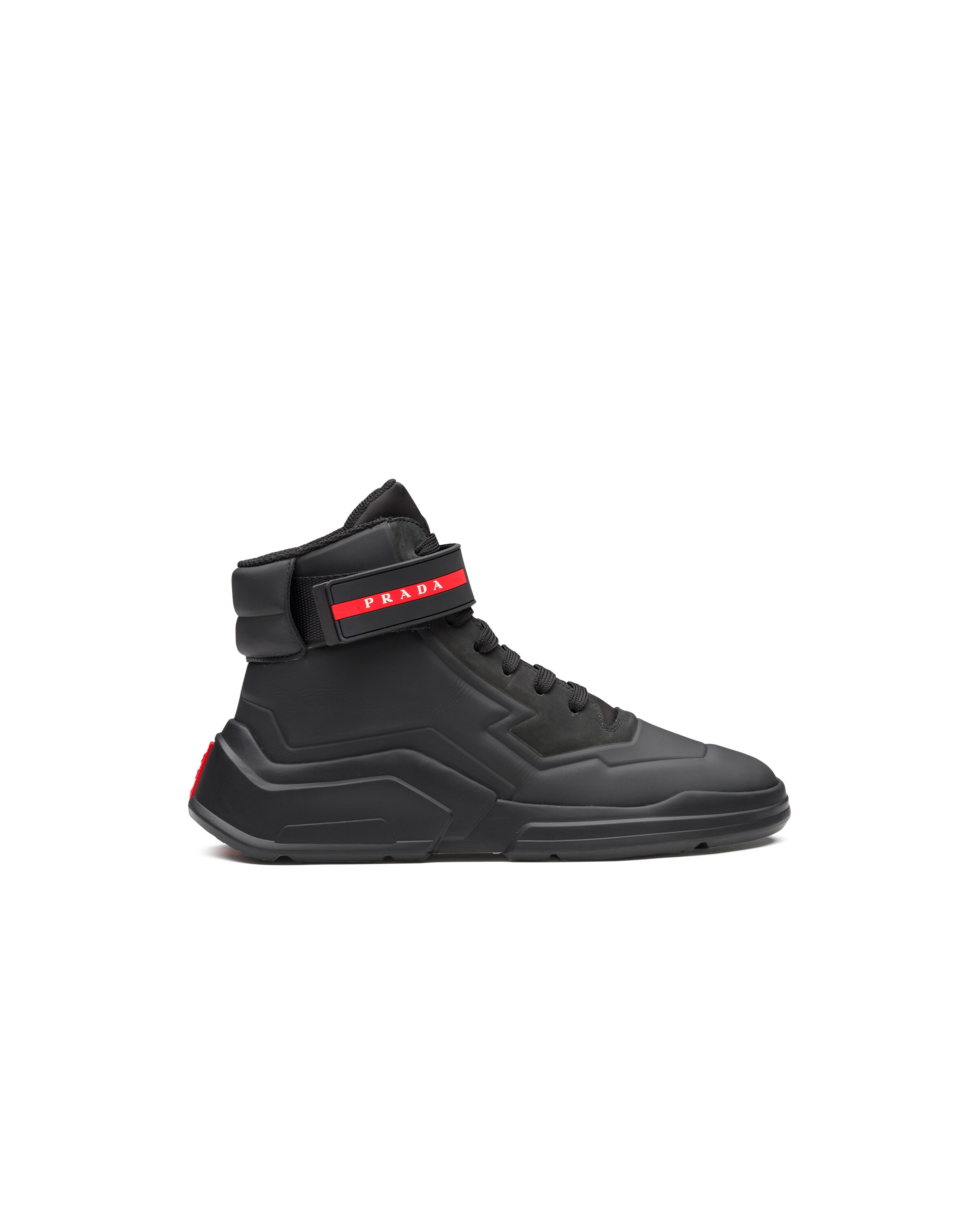 Black Prada Polarius 19 LR high-top sneakers | Prada