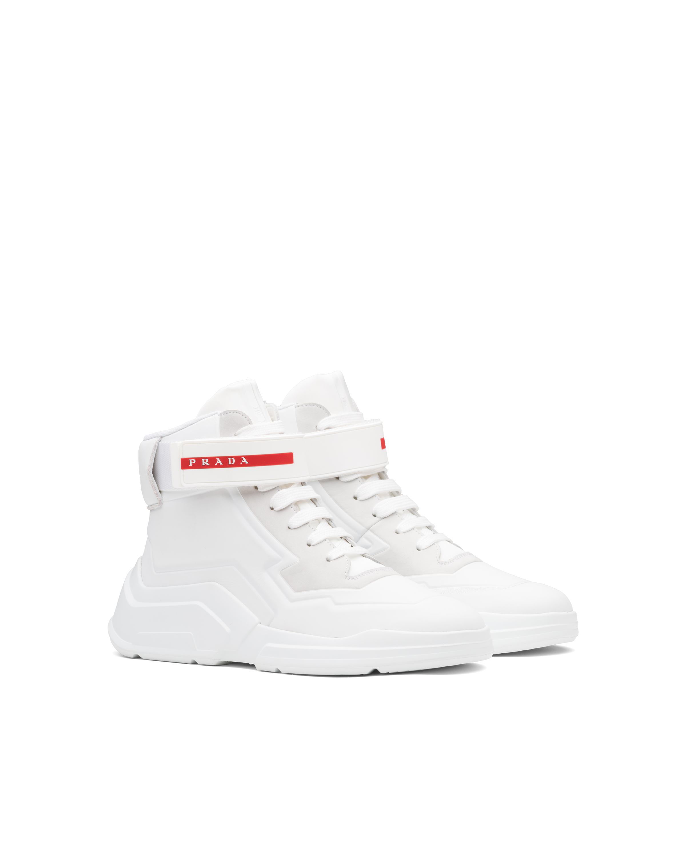 prada linea rossa sneakers