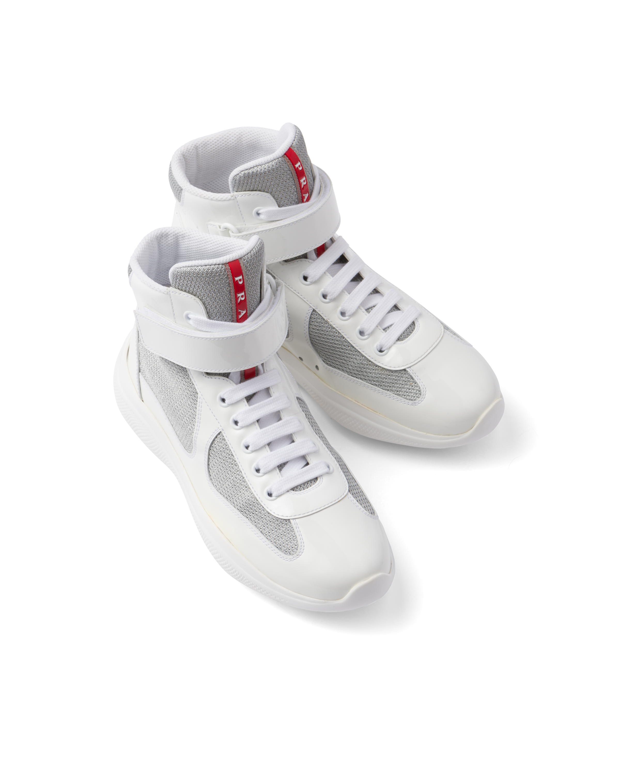 prada america's cup high top sneakers
