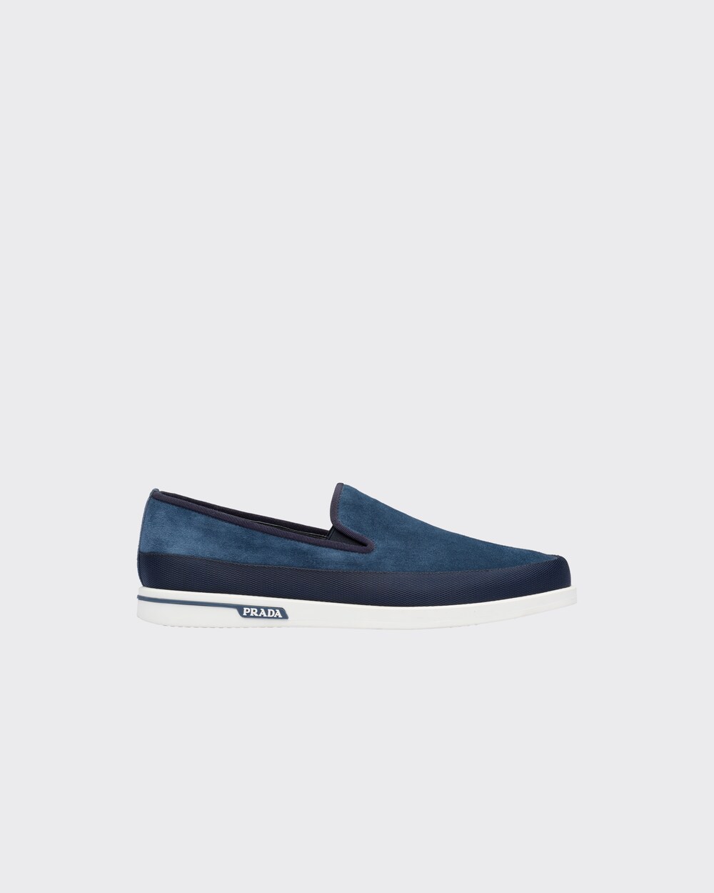 prada suede slip on