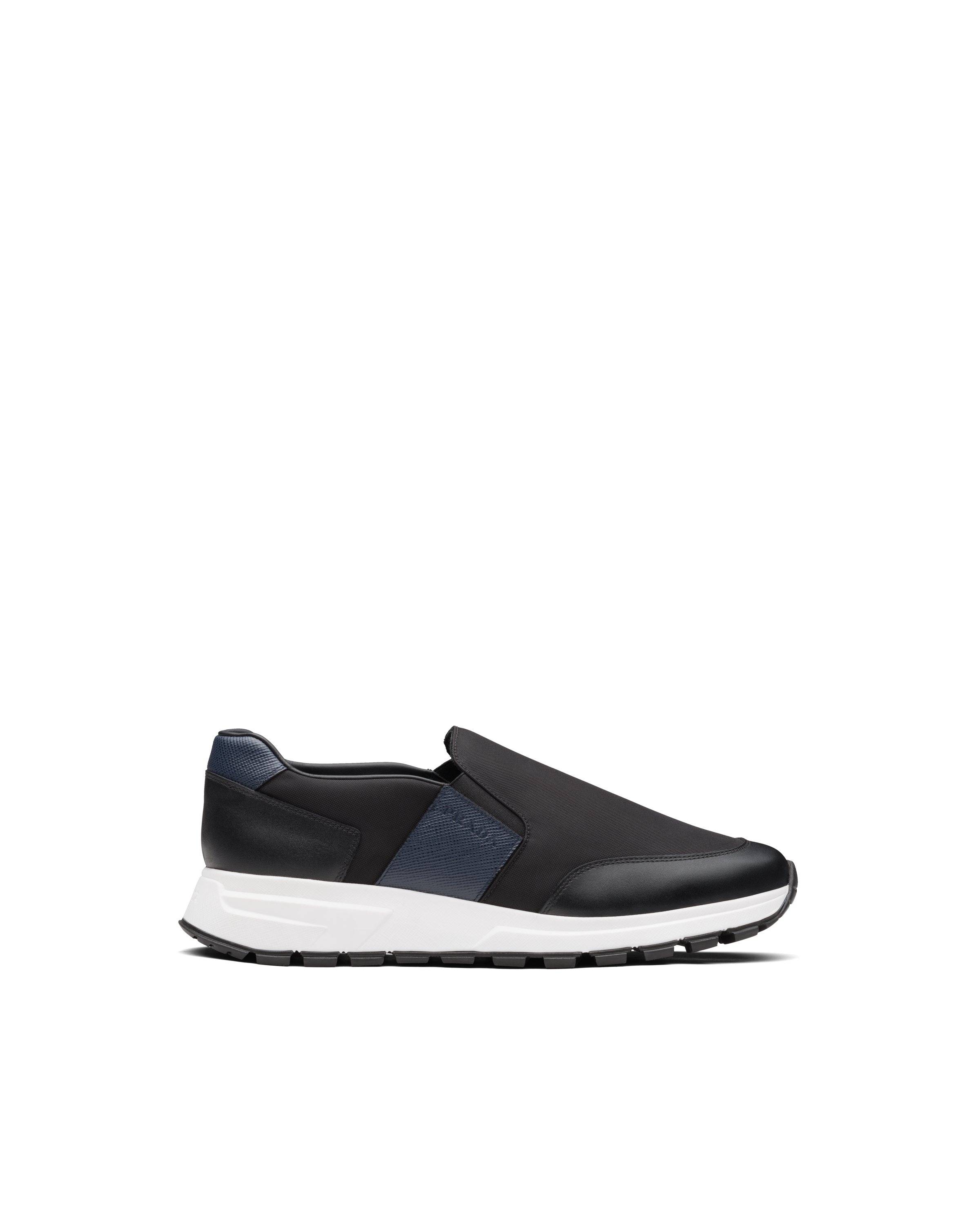 prada nylon slip on sneakers