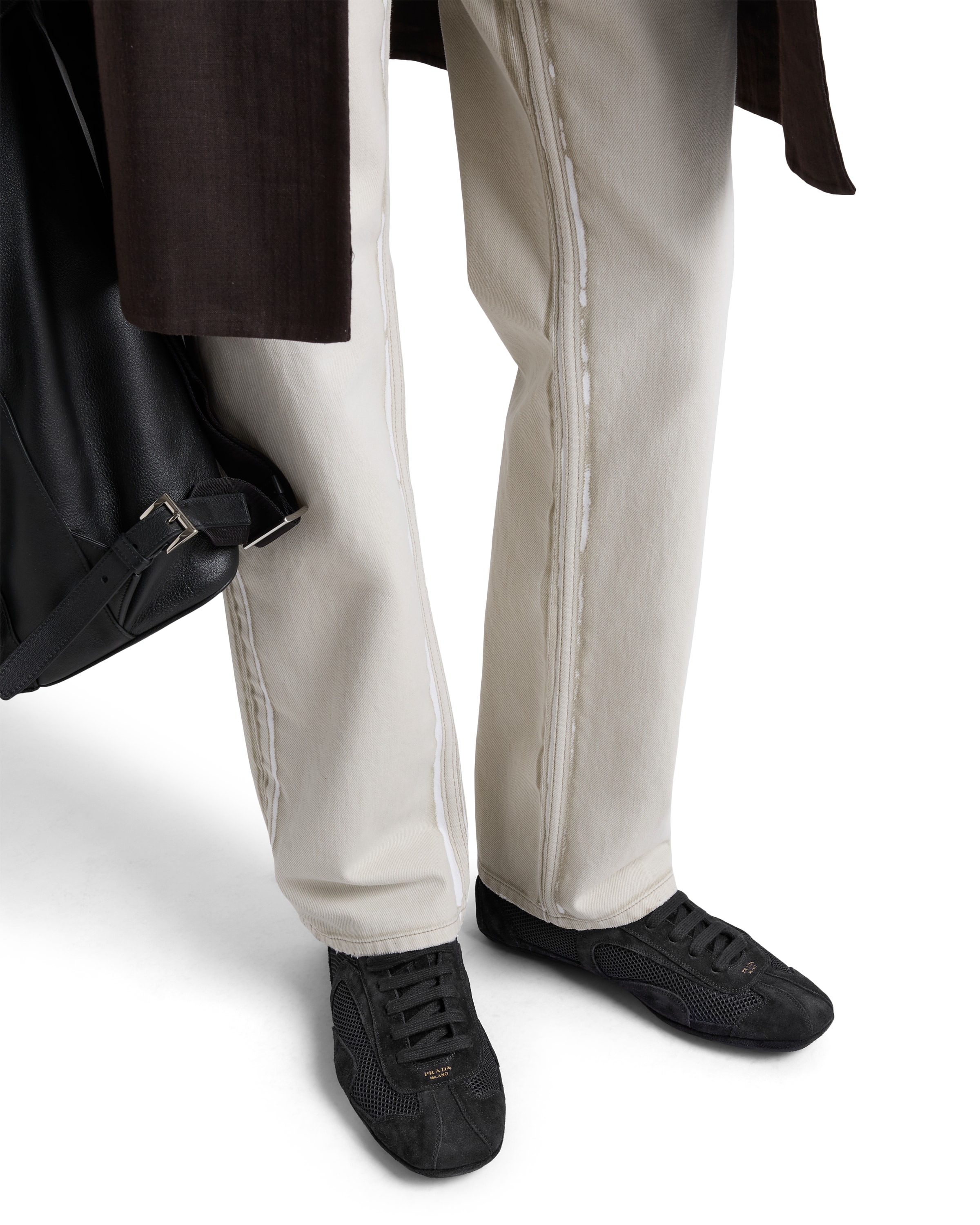 Prada Calzature Uomo In Black
