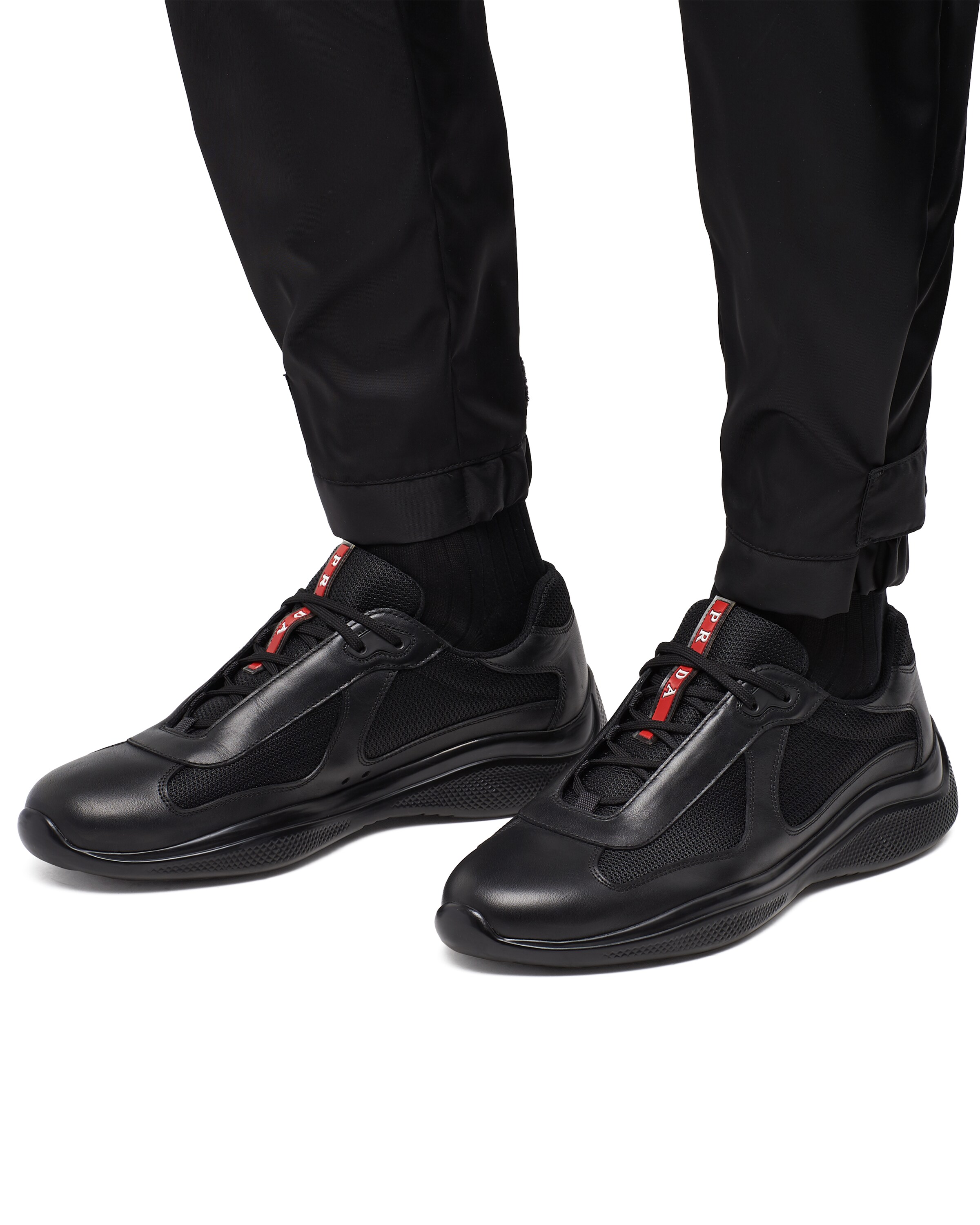Patent leather and technical fabric sneakers store