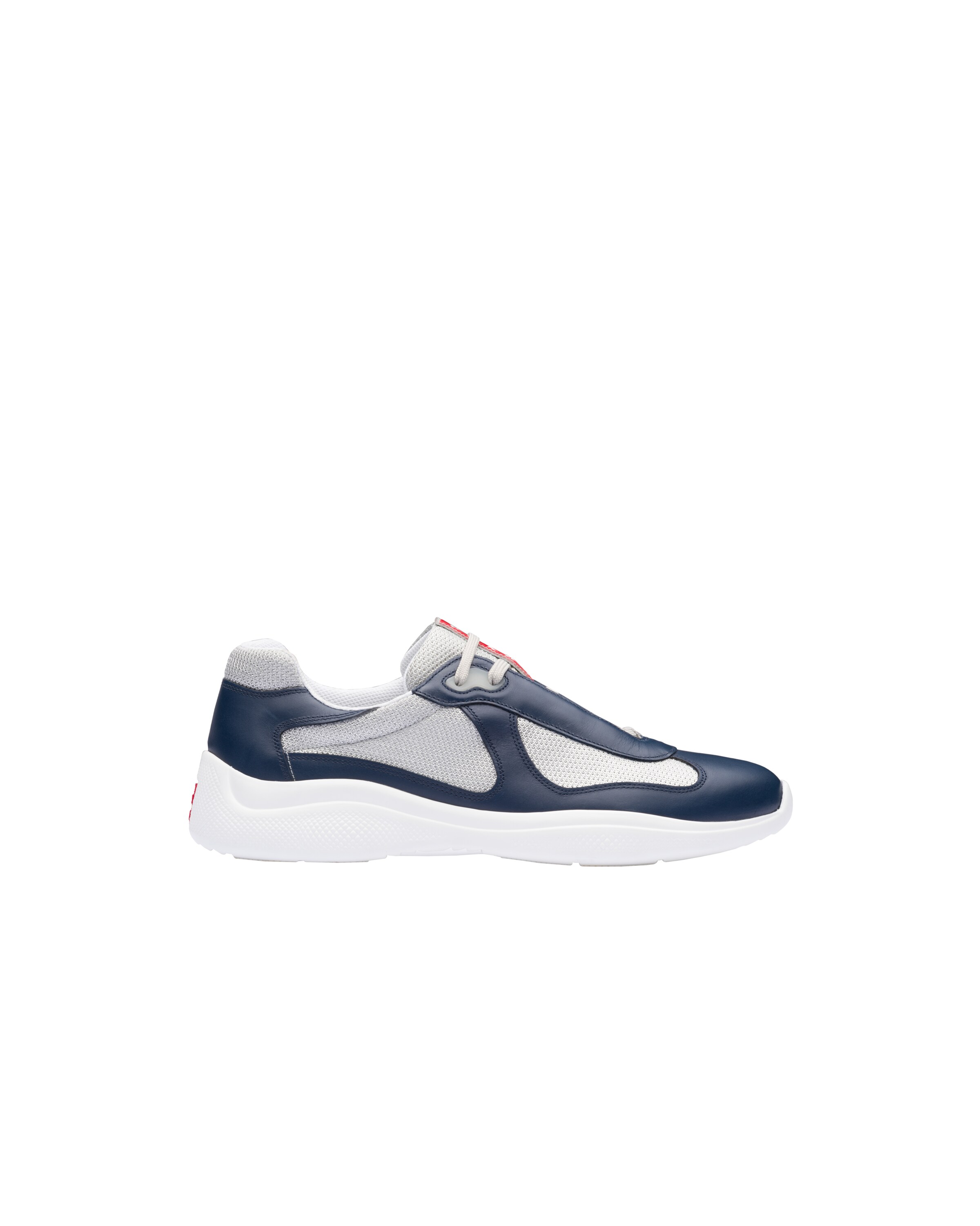 new america's cup leather and technical fabric sneakers