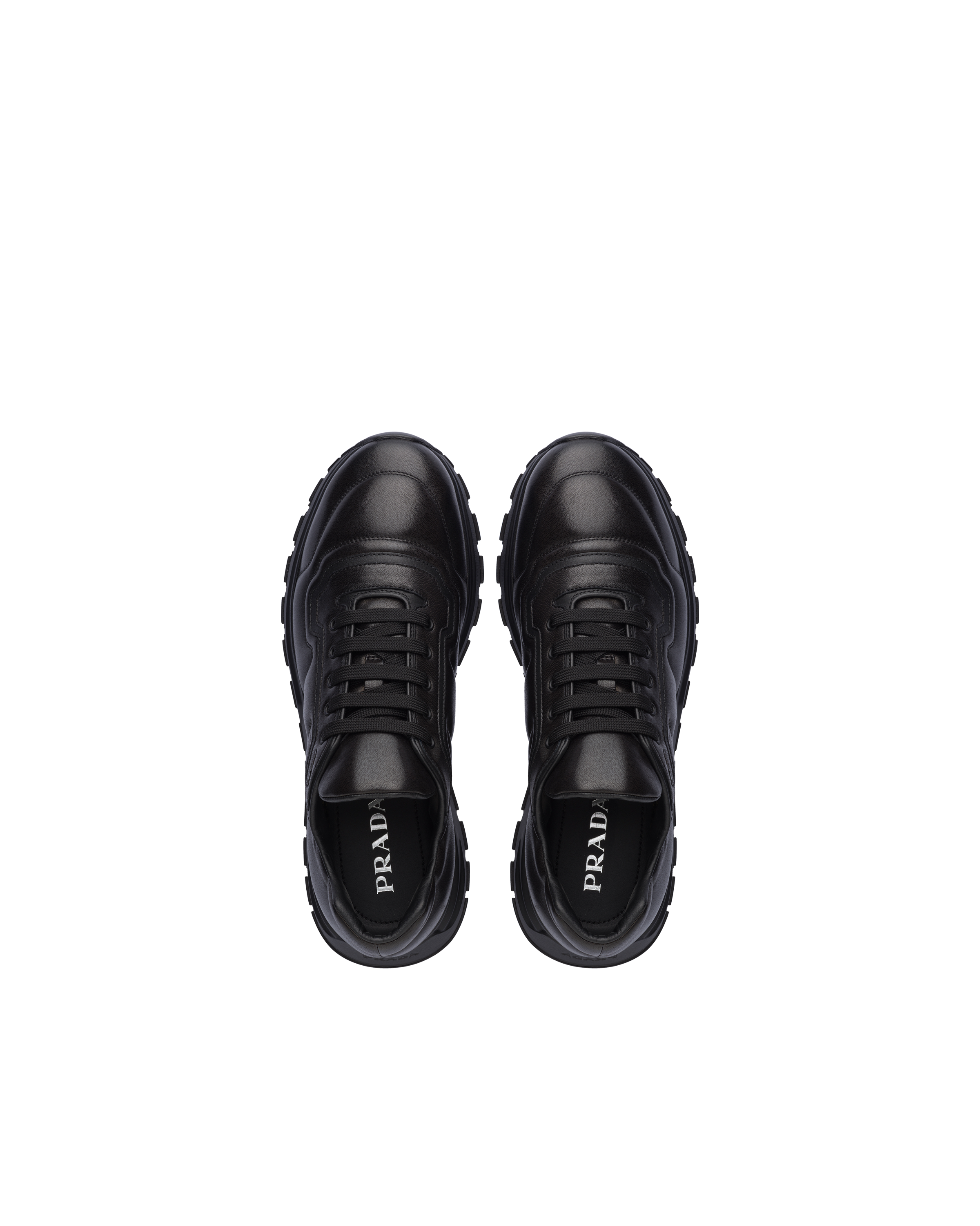 prada prax 01 leather sneakers