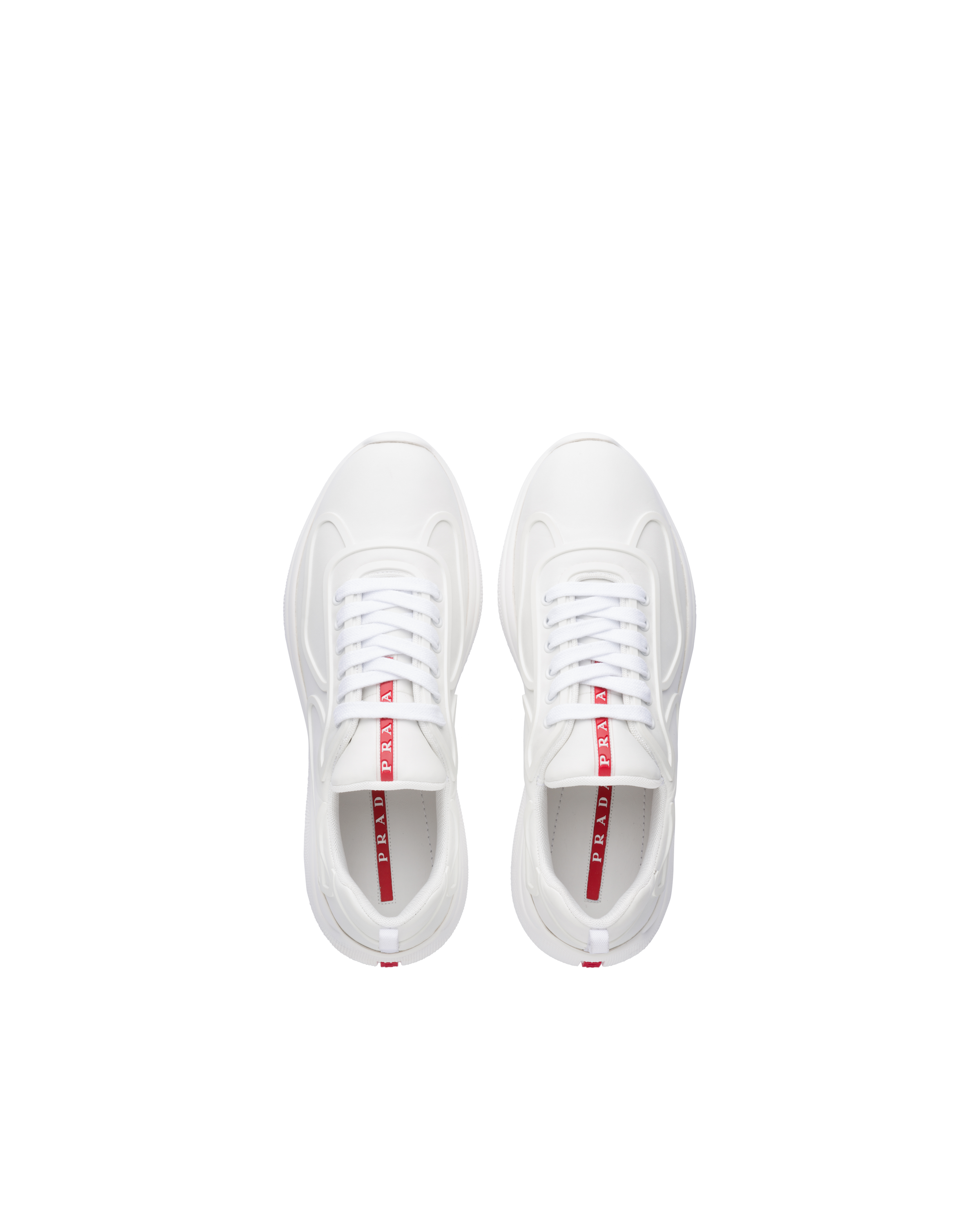 Prada White leather sneakers - mooc.mnre.go.th