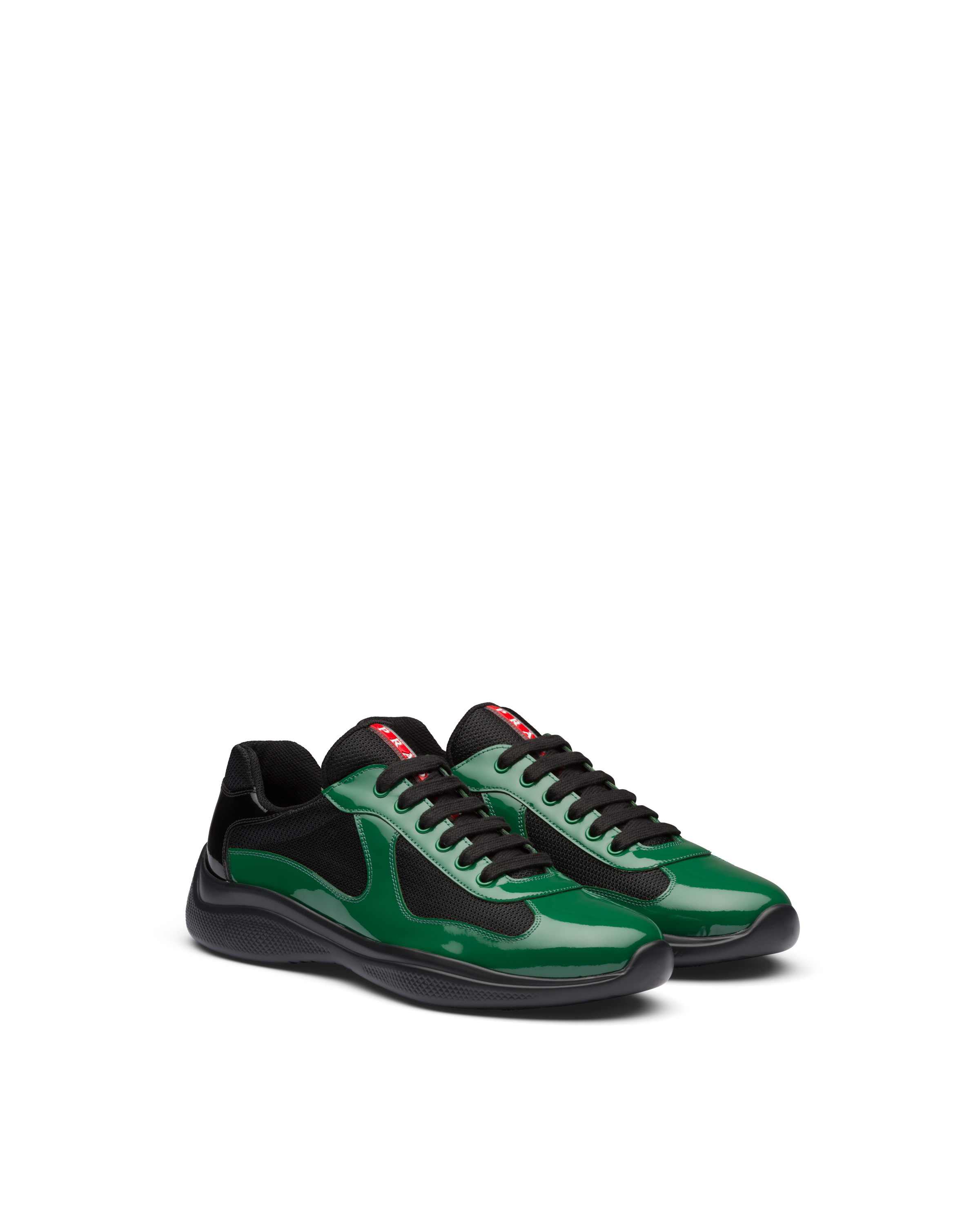 black prada americas cup trainers