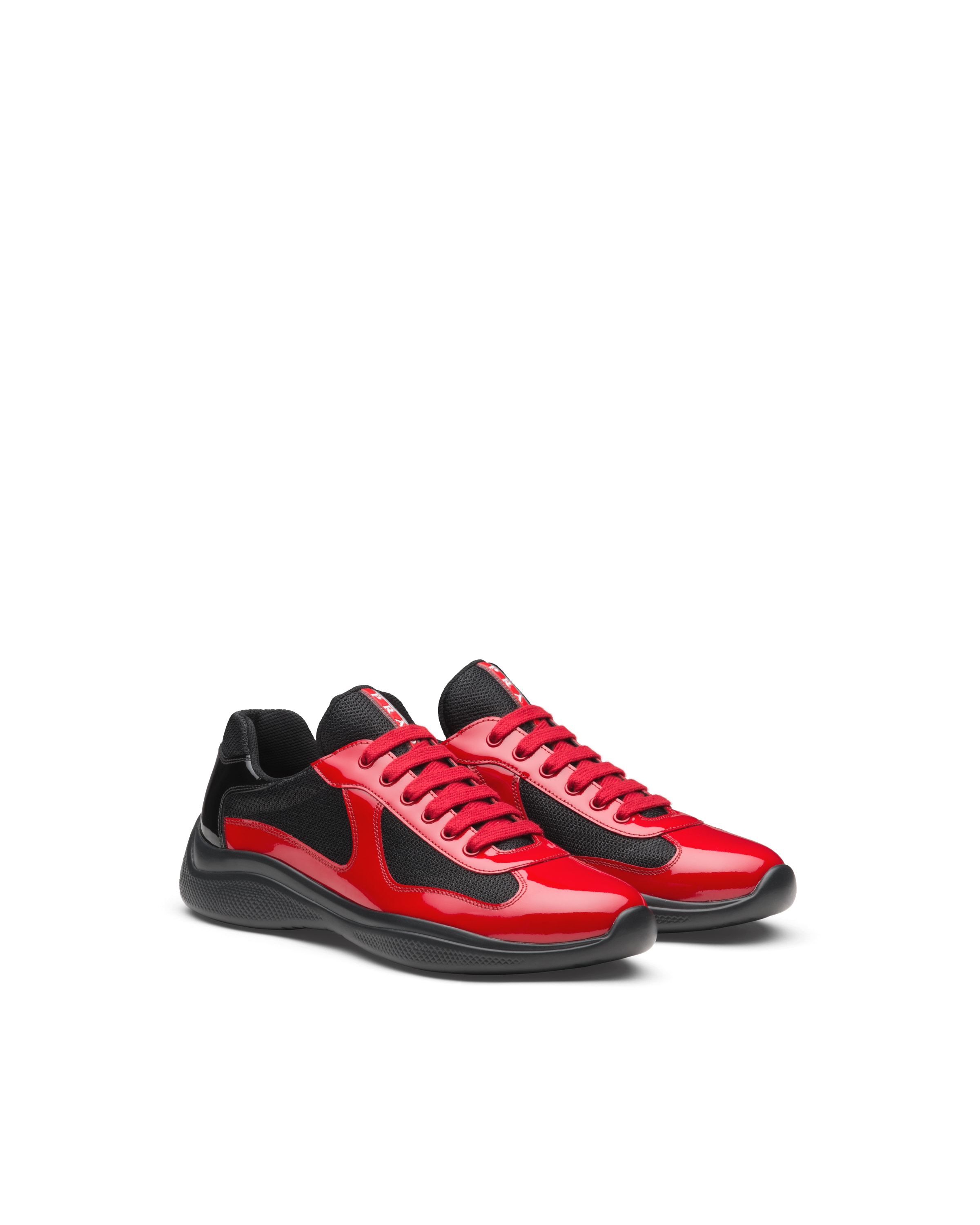 Prada America'S Cup Bike Fabric Sneakers | Prada