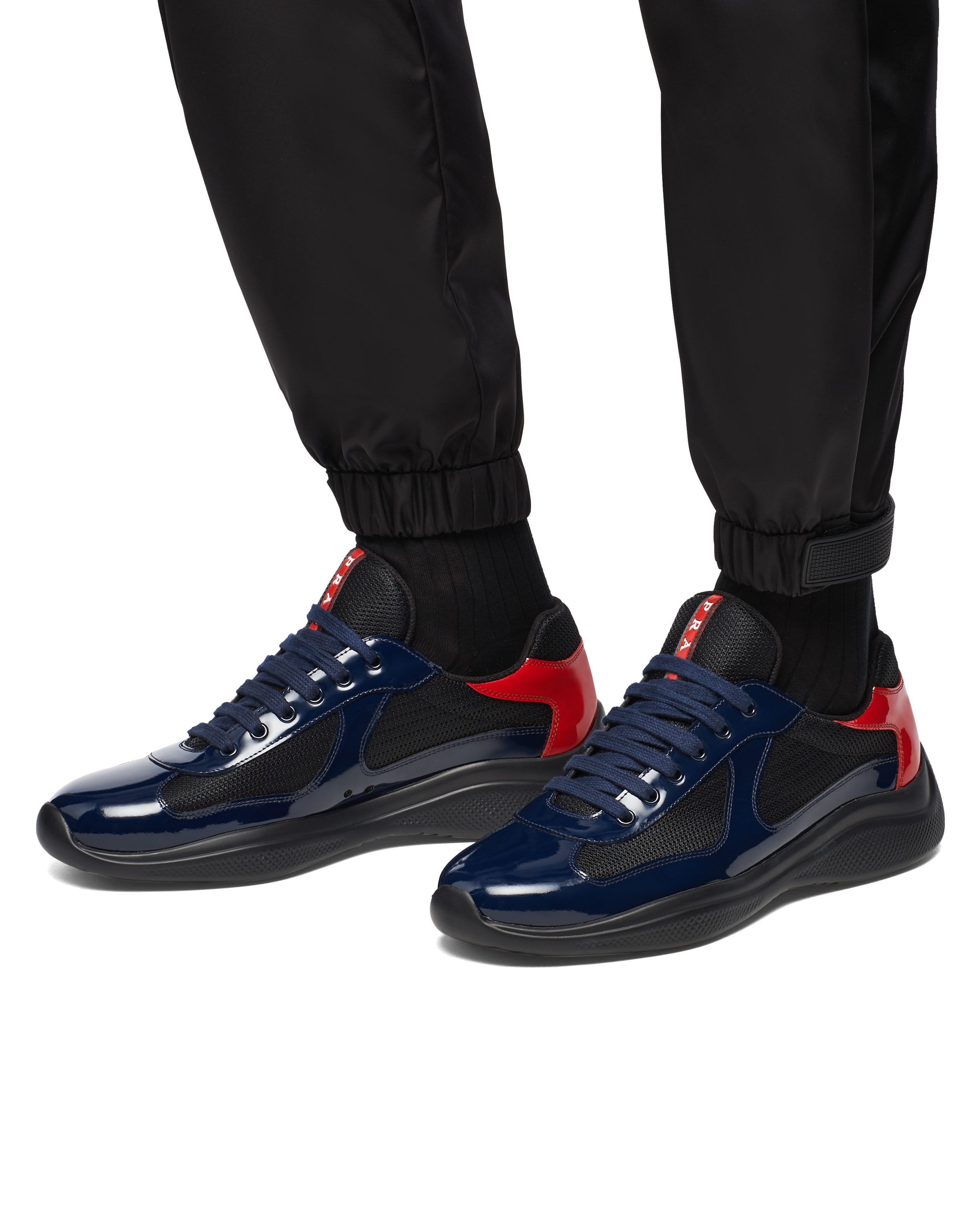 prada americas cup sneakers high top
