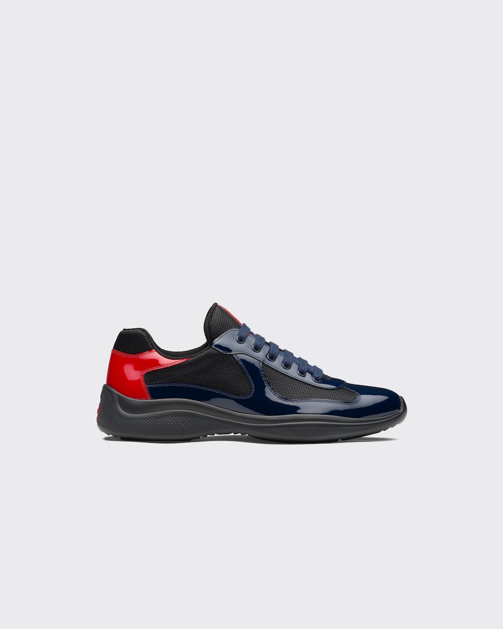 red patent leather prada sneakers