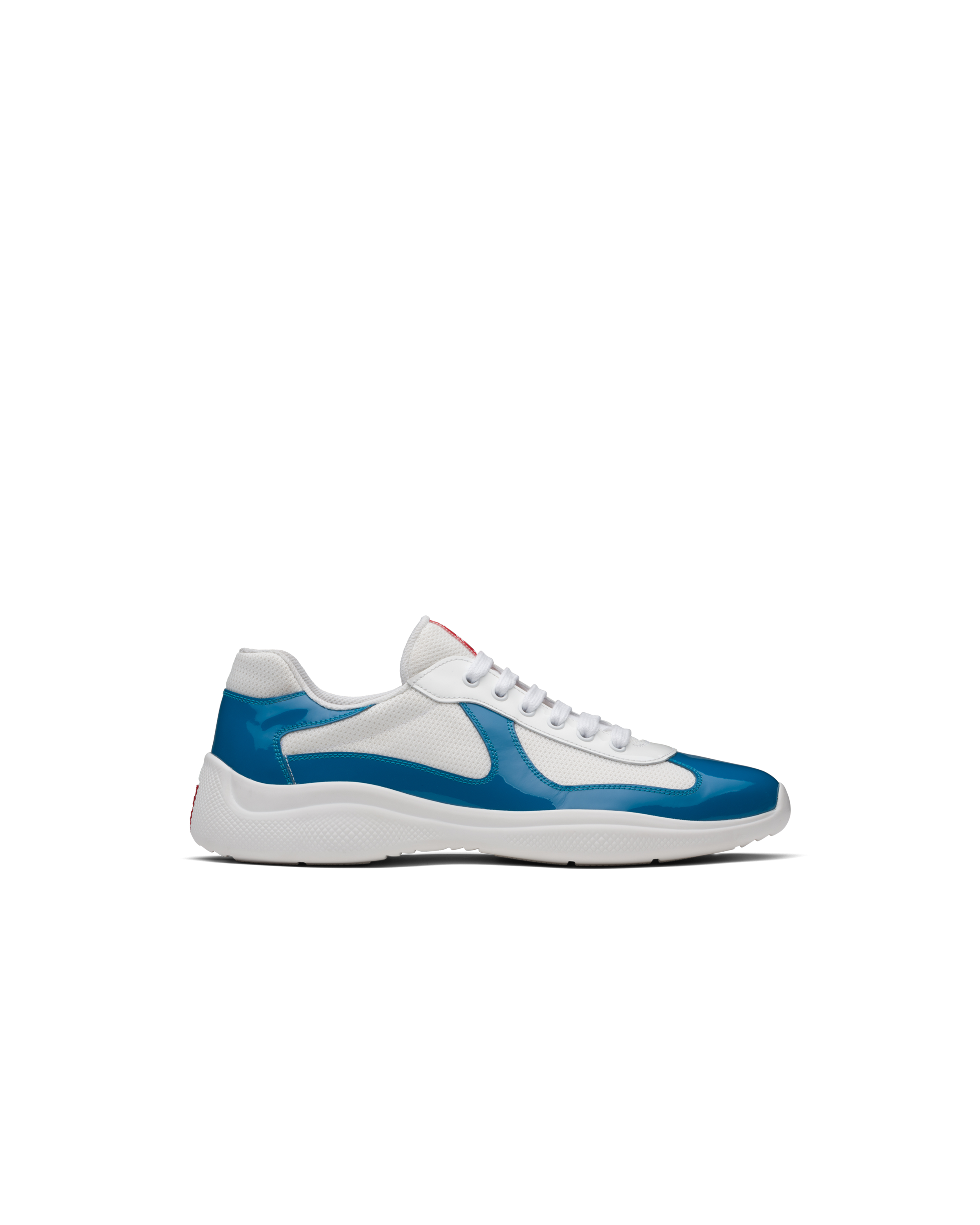 Light Blue/white Prada America's Cup sneakers | Prada