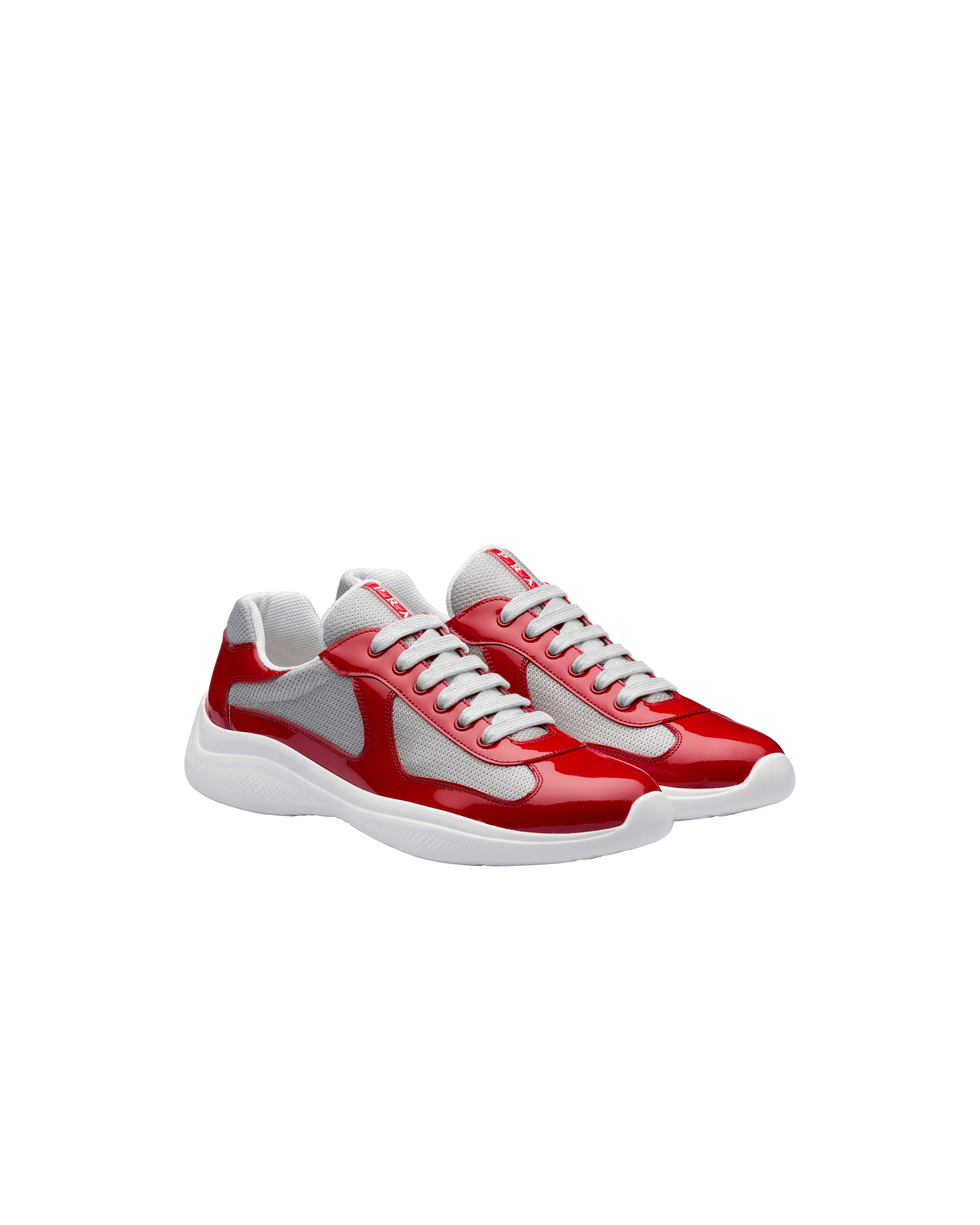 red prada americas cup sneakers