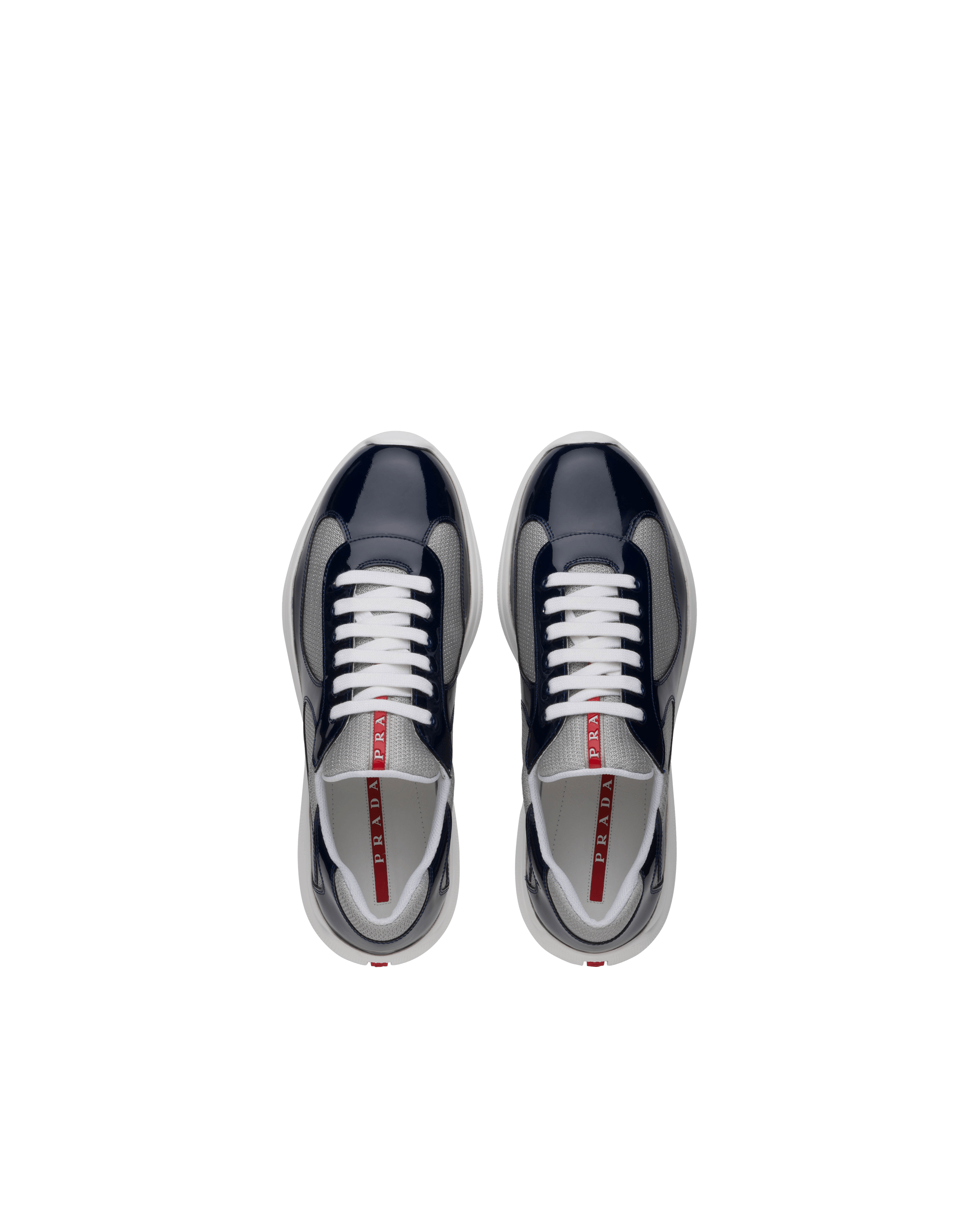 White Prada Americas Cup Sneakers 2024 favors