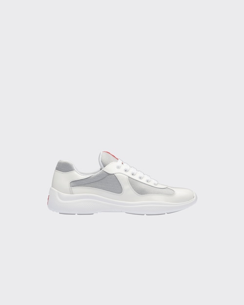 silver Prada America's Cup sneakers | Prada