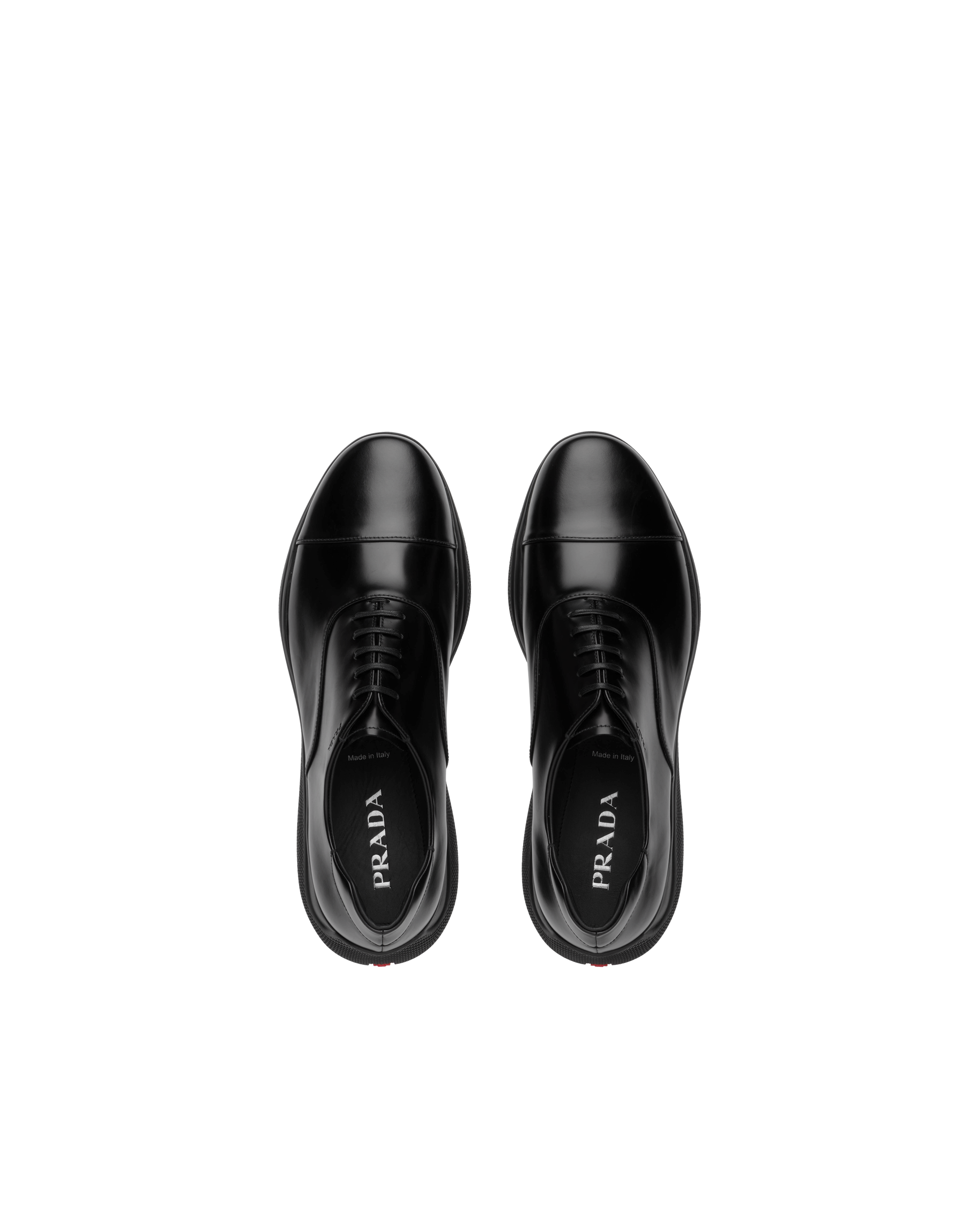 Prada brushed leather sneakers Clearance