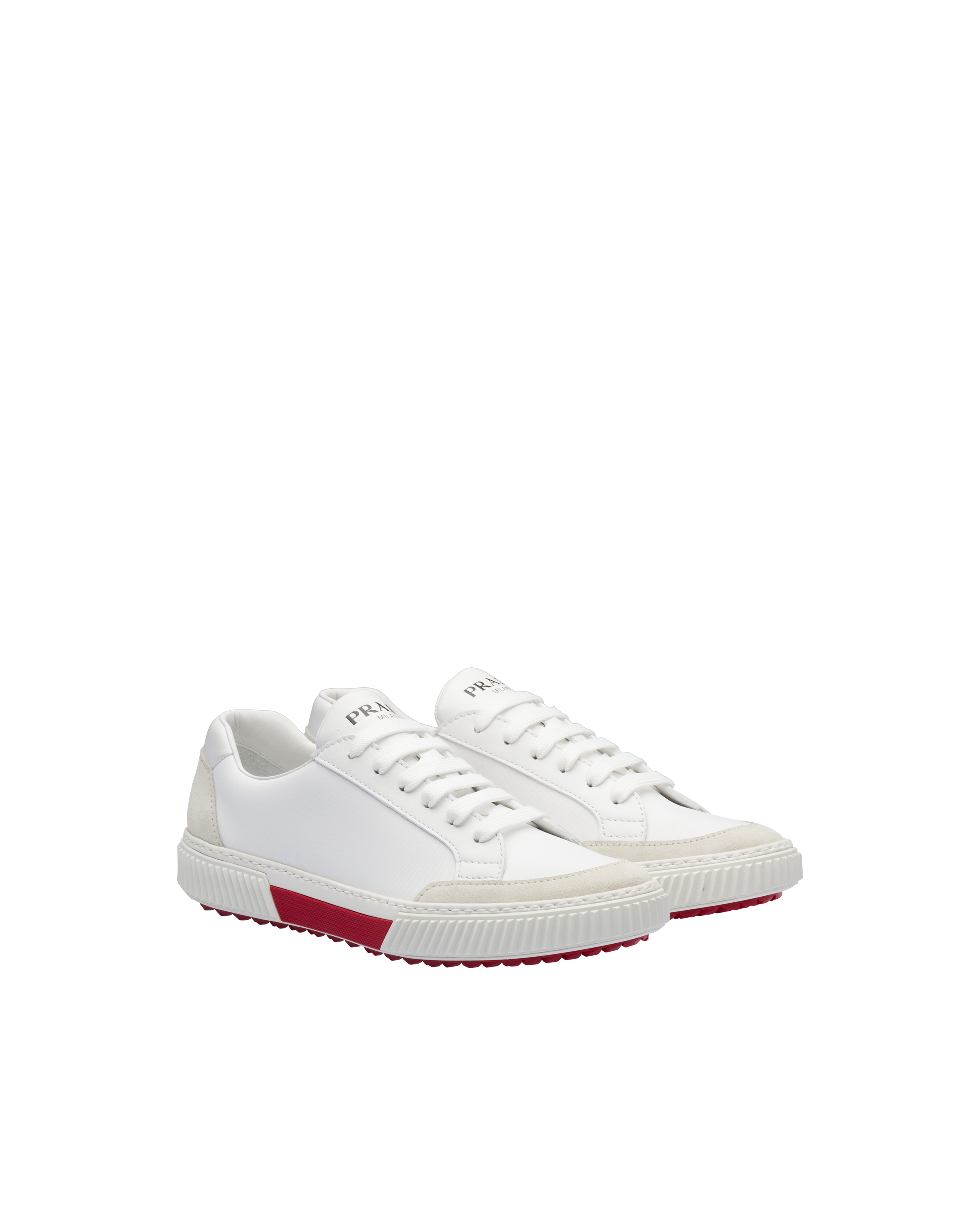 prada technical fabric sneakers