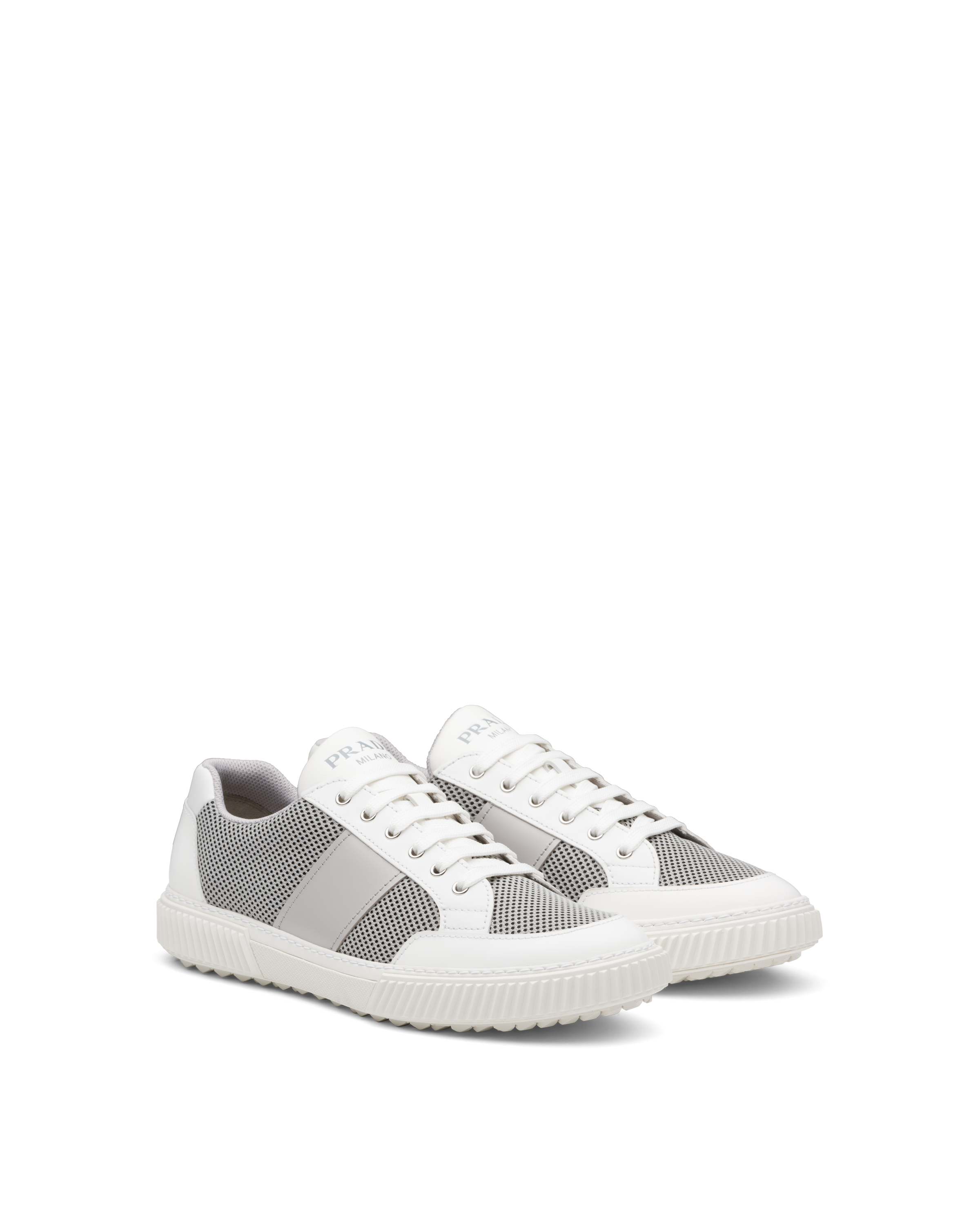 prada leather sneakers