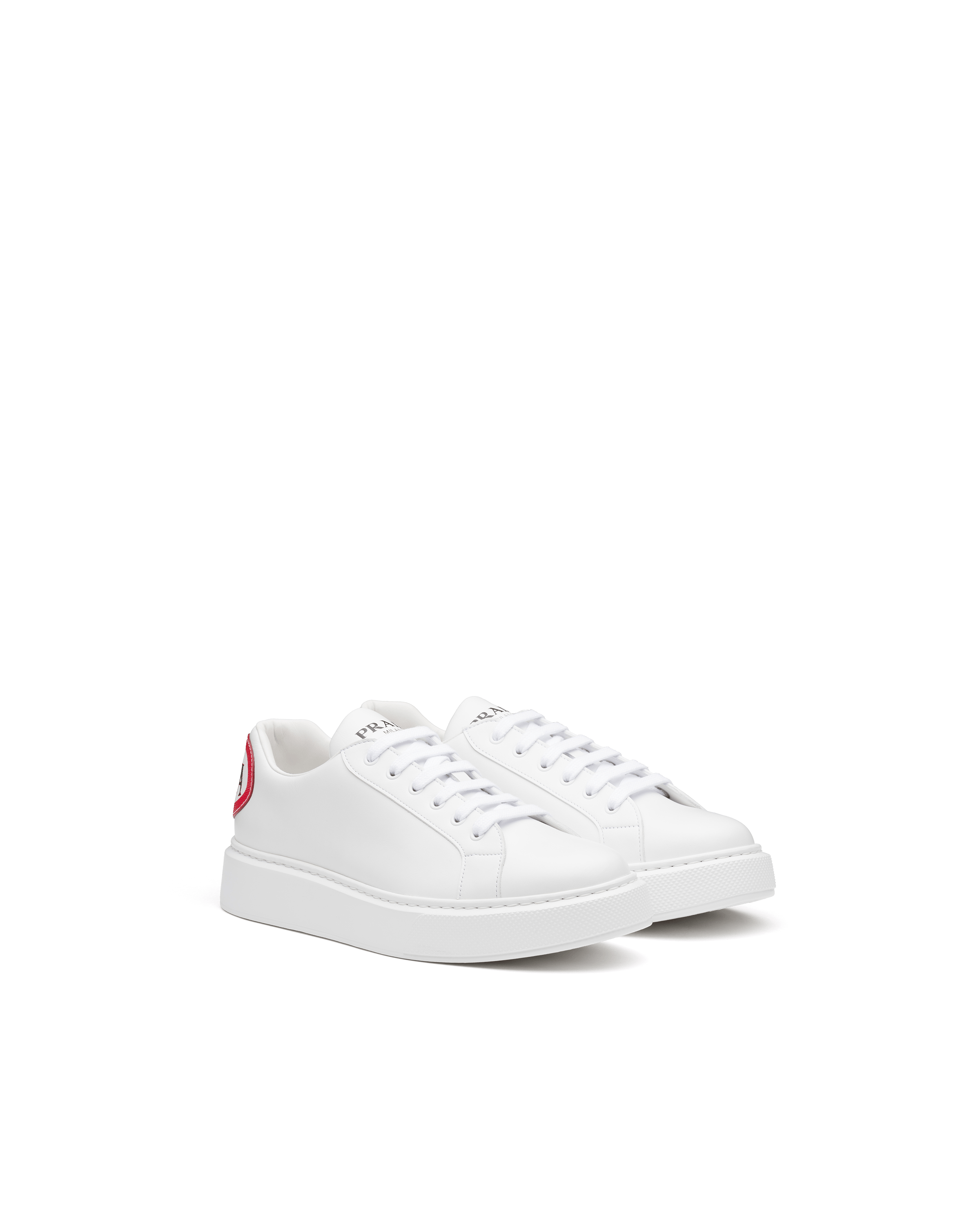 leather sneakers prada